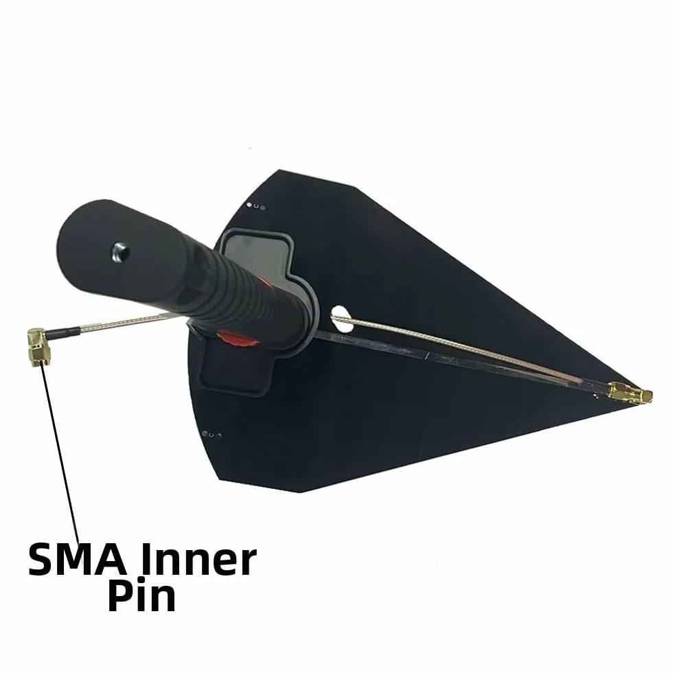 Antena szerokopasmowa Ultra Log Periodic SL10 50-6000 MHz antena HF 7dBi VSWR ≤2 do rozpoznawania radiowego, stacja bazowa, antena testowa (antena)