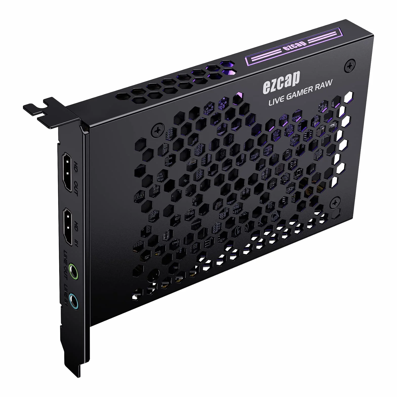Ezcap324B Live Gamer Karta Przechwytująca Gry Wideo Raw PCIE 4K do Systemów Gier, Nagrywanie 1080p120, Format Wideo RGB, Udostępnianie Online, Zdalne Nauczanie, Rejestracja Sprzętu Medycznego