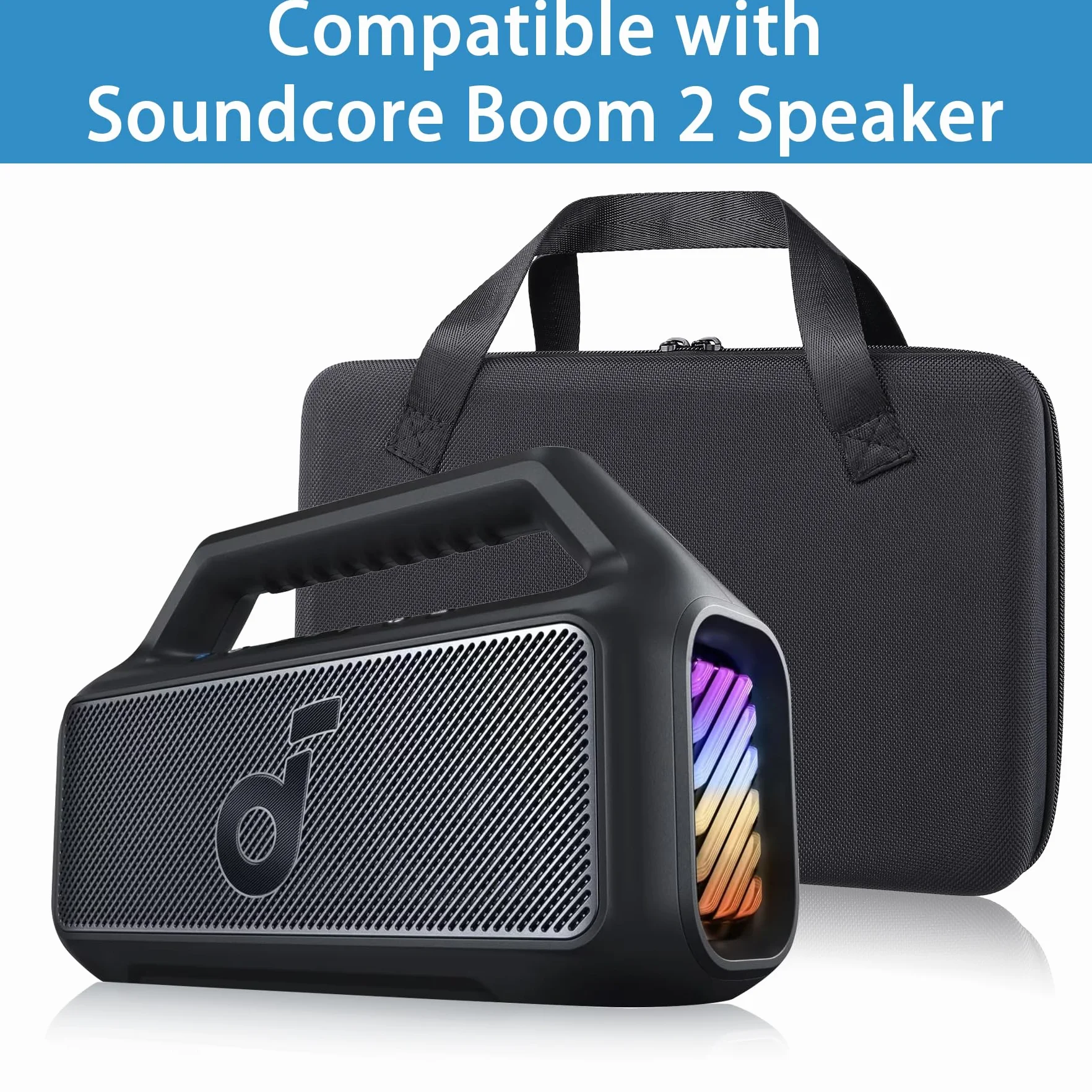 co2CREA Twarde etui podróżne do głośnika Bluetooth, tylko etui