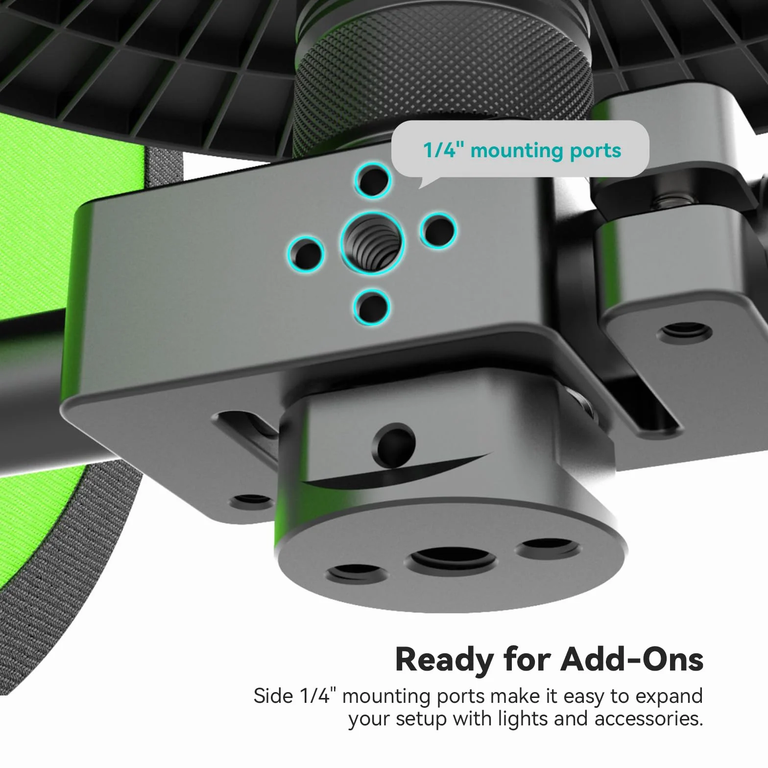 Obrotowa platforma o 360° z tłem, modułowy stół obrotowy do wideo i fotografii produktów, płynny obrót z podwójnym łożyskiem, do smartfonów, lustrzanek cyfrowych i lustrzanek, 5 kg – V360MINI