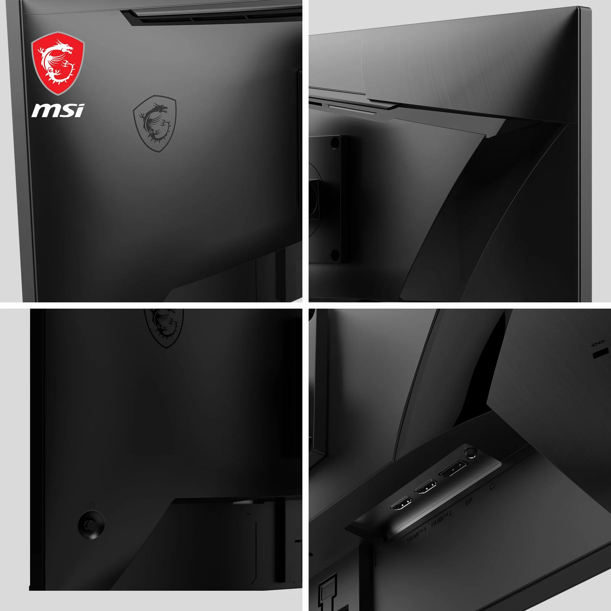 MSI G255PF E2 24,5-calowy ekran do gier FHD - szybki panel IPS 1920 x 1080, 180 Hz / 1ms (GtG), gama kolorów sRGB 99%, adaptacyjna synchronizacja - DP 1.2a, HDMI 2.0b CEC