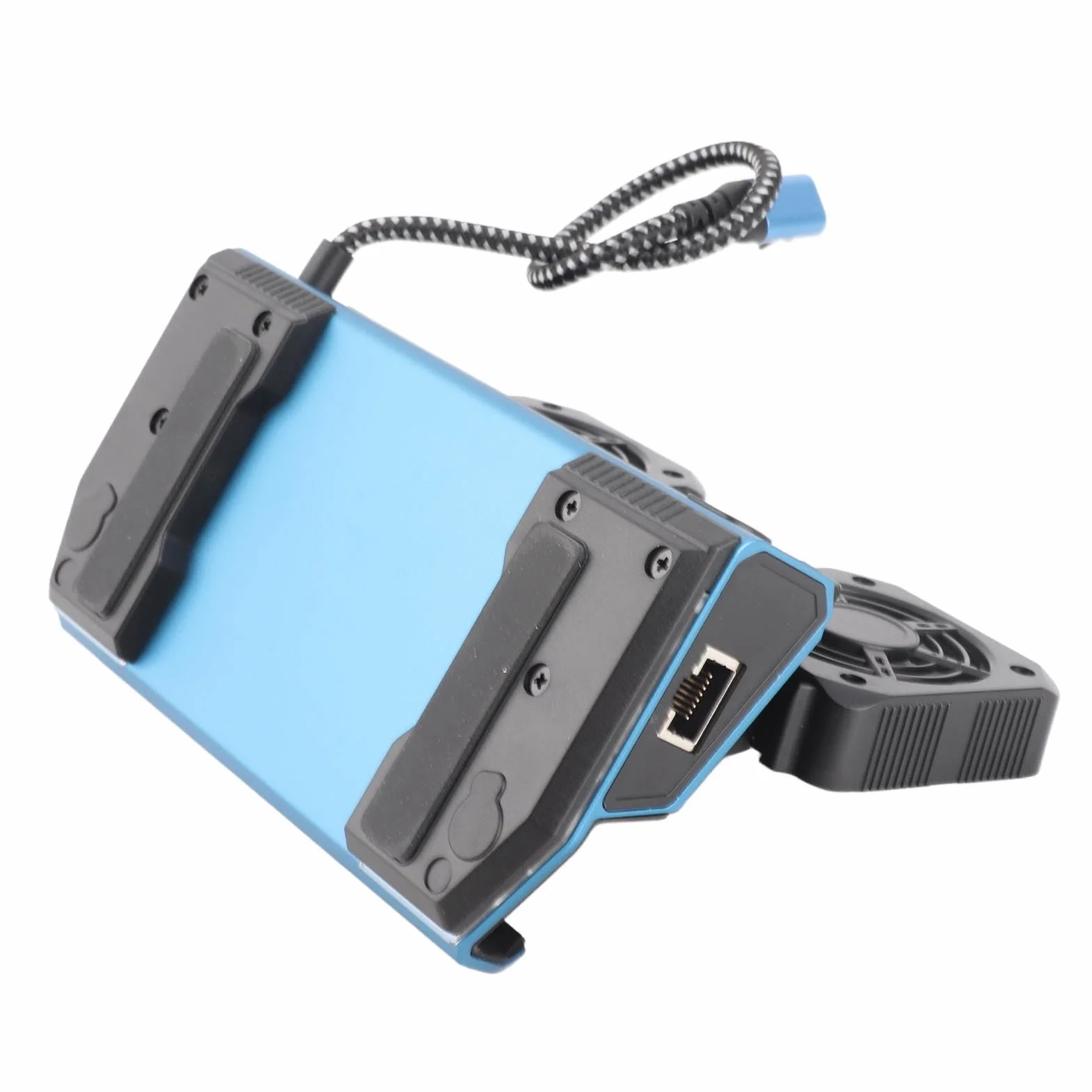 Stacja Dokująca Steam Deck, Podwójne Wentylatory Chłodzące 9 w 1, Stacja Dokująca do Ręcznej Konsoli do Gier, Konsoli Gier USB C z Gigabit Ethernet 4K 60 Hz dla Steam Deck OLED ROG