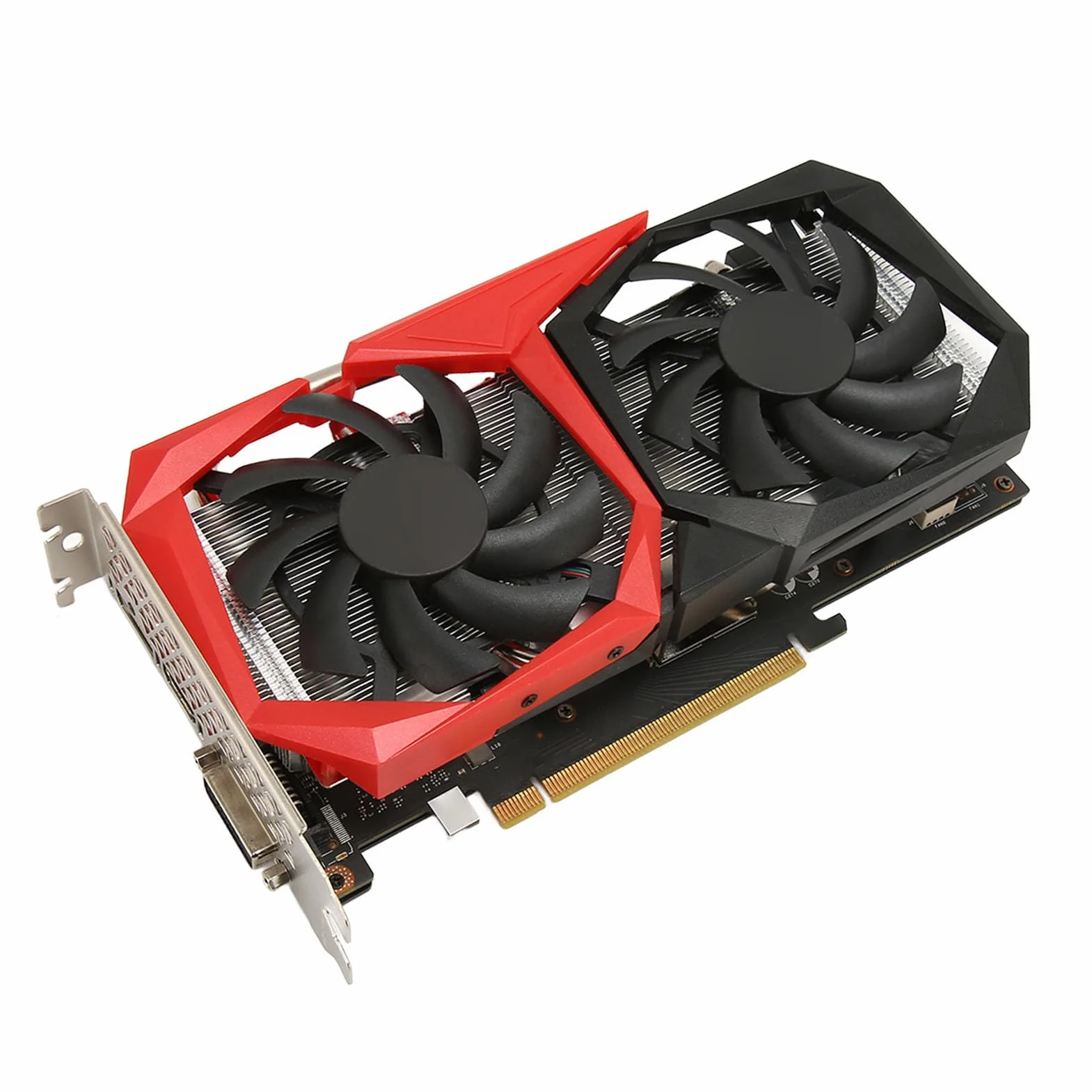 Karta Graficzna do Gier RTX 2060 6 GB, Karta Graficzna GDDR6 192-bitowa PCIE 3.0X16 Karta Graficzna do Gier Wideo z GPU Podwójne Wentylatory Zamrażające do Komputera Stacjonarnego
