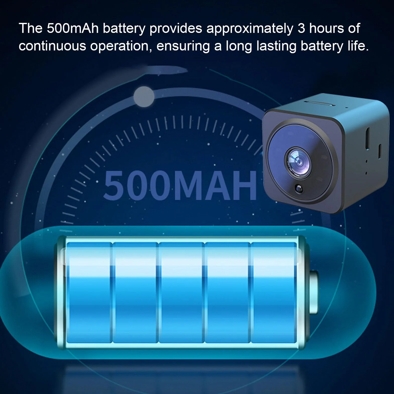 Mini Kamera Szpiegowska, Magnetyczna Kamera Wi-Fi 1080P Ukryta Mini Kamera Niania z Noktowizorem Wykrywanie Ruchu 2-drożny Dźwięk Bezprzewodowa Wewnętrzna Kamera Bezpieczeństwa