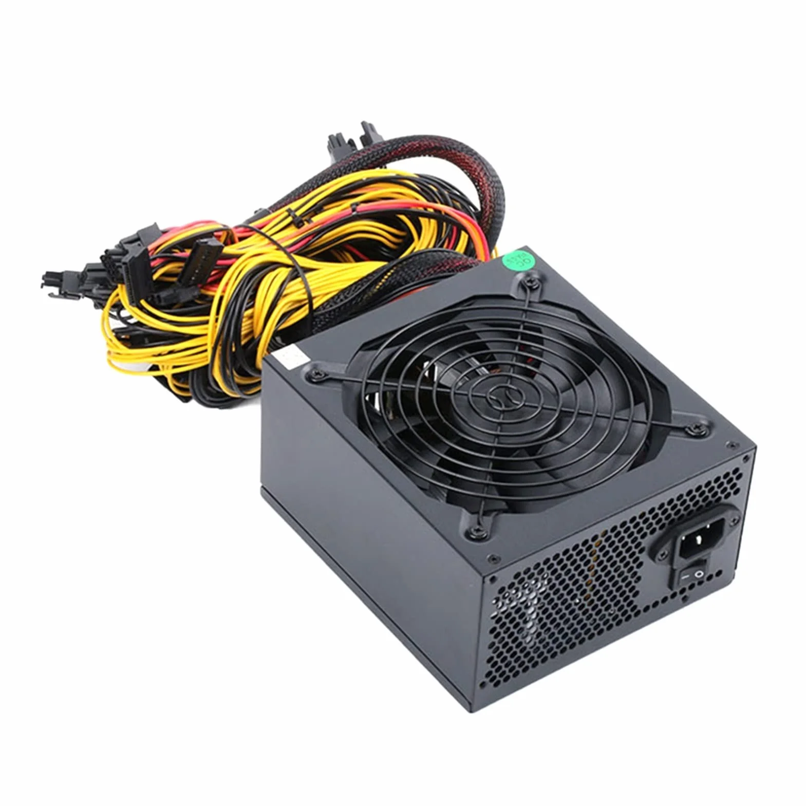 2000 W 2400 W 2600 W 160 V-240 V ATX ETH Górnictwo Bitcoin Zasilacz 95% wydajności dla 3060 3070 3080 Miner Rig(2400W do 2600W)
