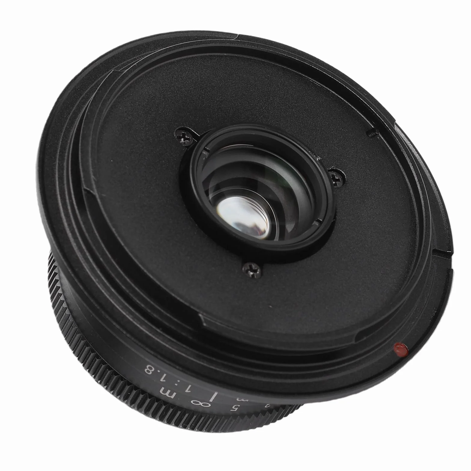 Generic Obiektyw 25mm F/1.8 Wszechstronny Szeroki Otwór Przysłony Ręczne Ustawianie Ostrości Obiektyw Stałoogniskowy do Aparatów R7 R10 R50 R100 APS C Fotografia Podróżnicza Stop Aluminium