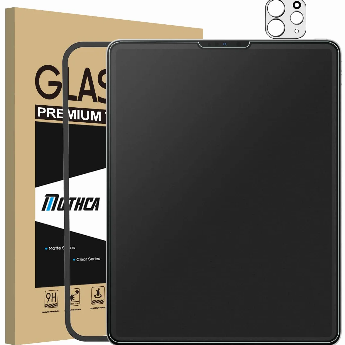 Mothca Matowa Szkło Hartowane Ochronna na Ekran do iPad Pro 11 Cala (2018-2021) i iPad Air 10,9 Cala (2020-2022) 9H