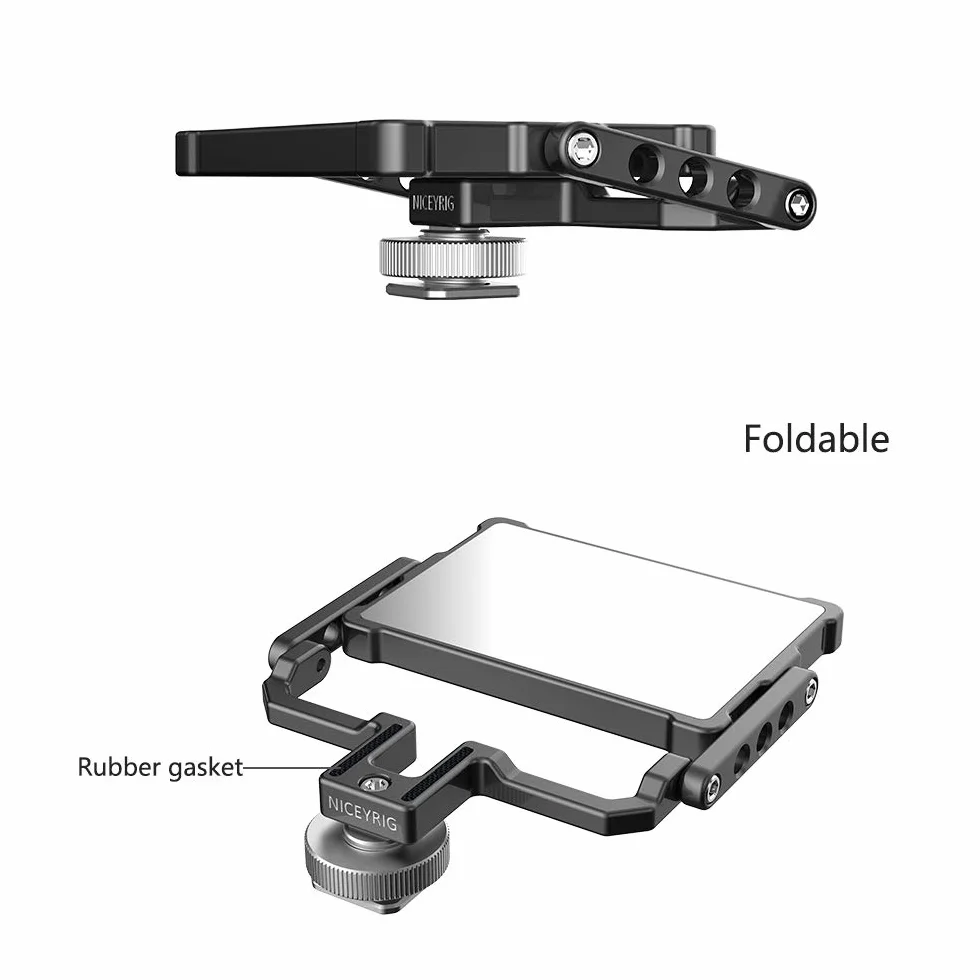 Sony Camera Flip Selfie Mirror, NICEYRIG składane lusterko do aparatu z ekranem do selfie Vlog Sony A6000 Series do Fujifilm XT2 Canon 5D