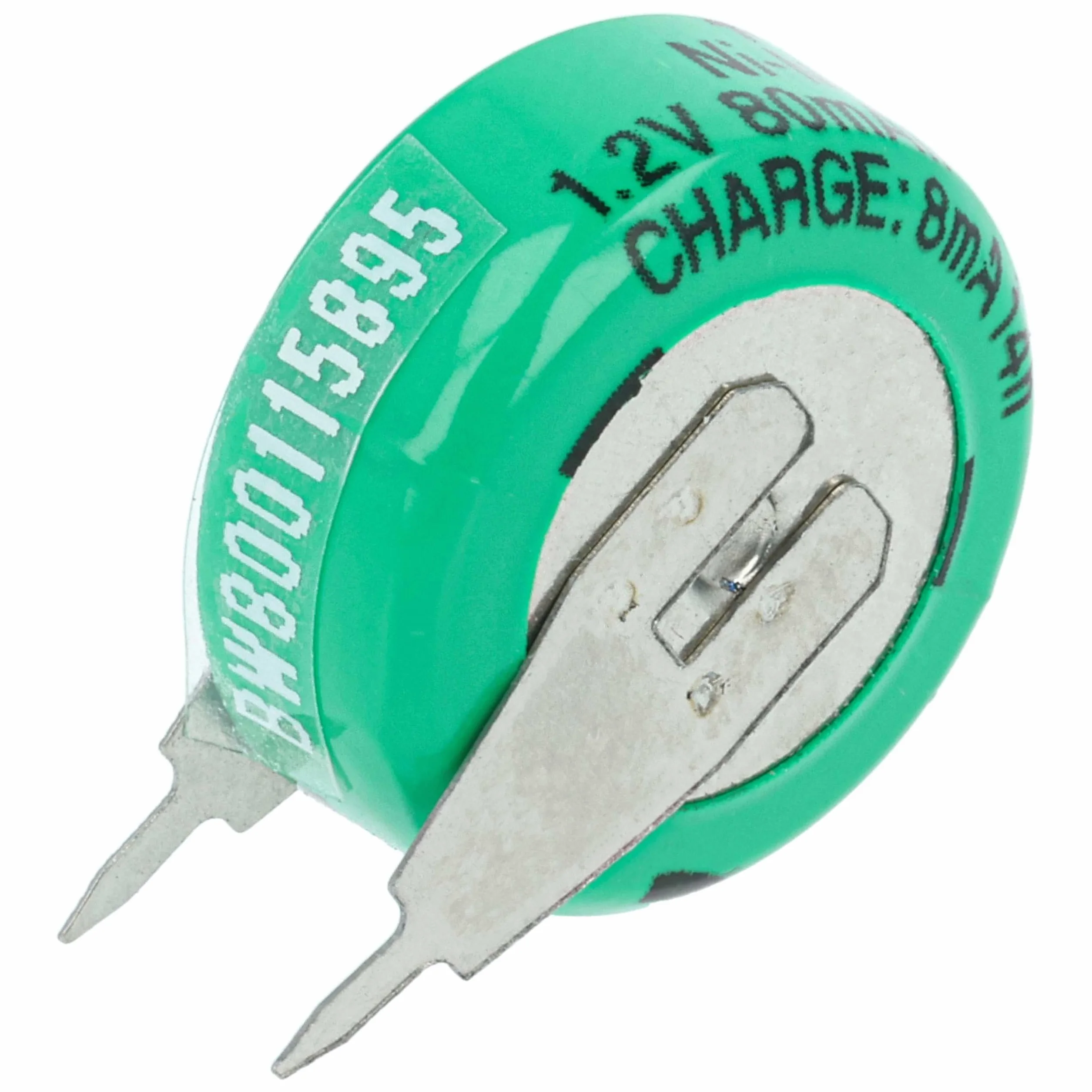vhbw 100 x NiMH akumulator zastępczy typu 1/V80H 2-pinowy 80 mAh 1,2 V kompatybilny z akumulatorami modelarskimi, lampami solarnymi itp.