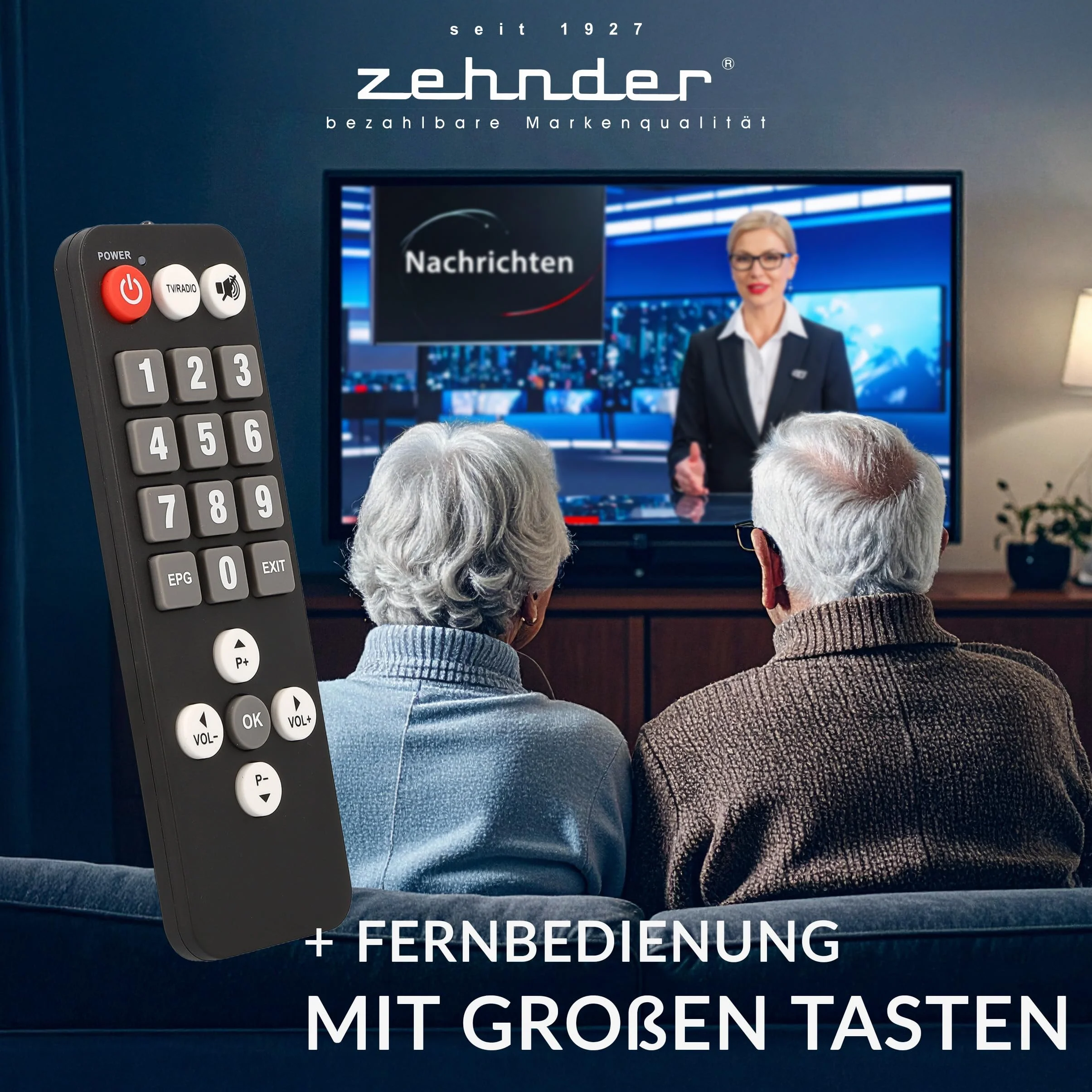 [ Test bardzo dobry, Note 1.3 *] Odbiornik satelitarny 1.3 1 x 100 VFD + pilot zdalnego sterowania dla seniorów, z funkcją nagrywania, obsługuje Full HD, cyfrowy odbiornik satelitarny do anteny