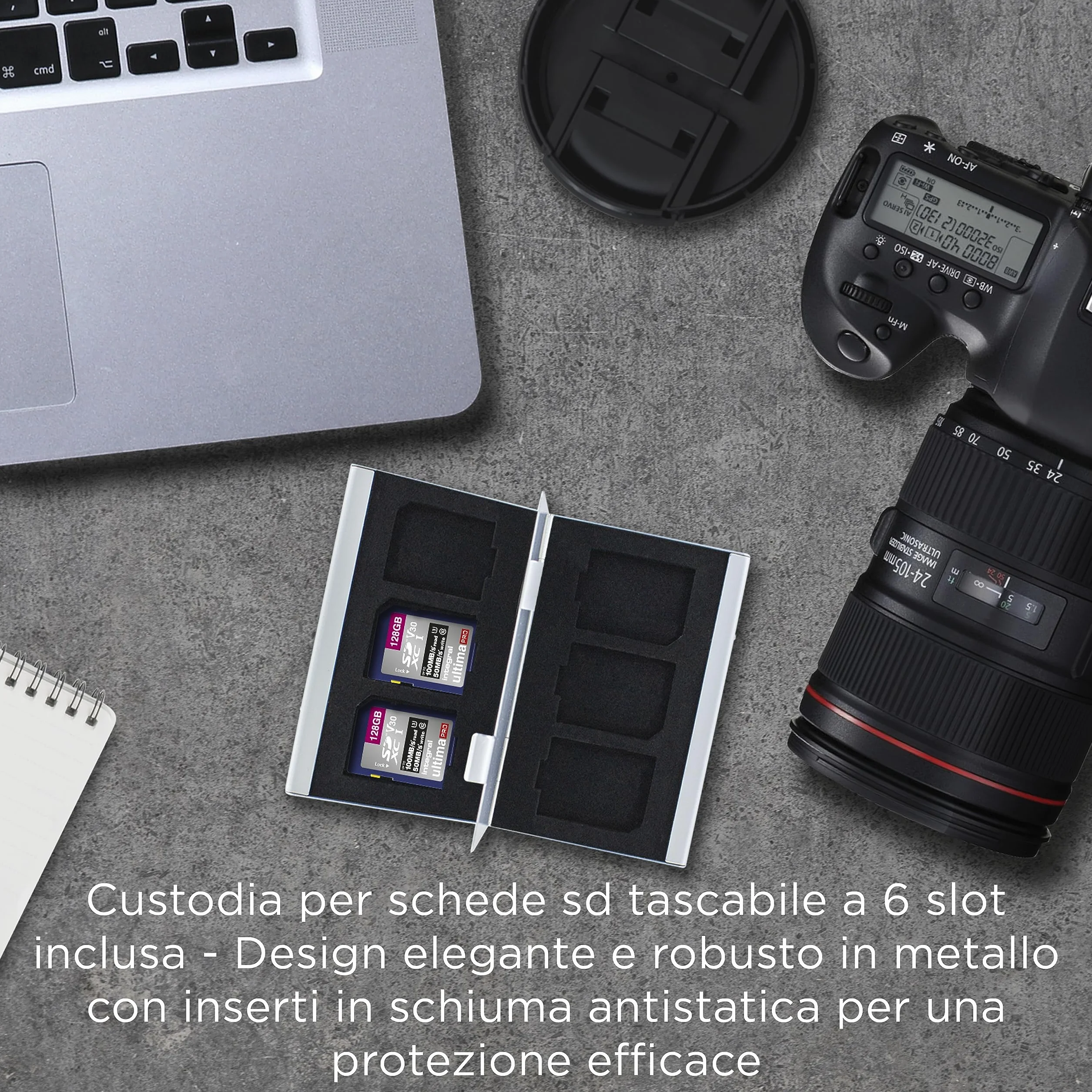 Integral Karta SD 128 GB, 2-pak wideo 4K Ultra-HD, karta pamięci premium o wysokiej prędkości, SDXC do 100 MB/s SDXC V50 UHS-I U3 klasa 10 karta pamięci SD