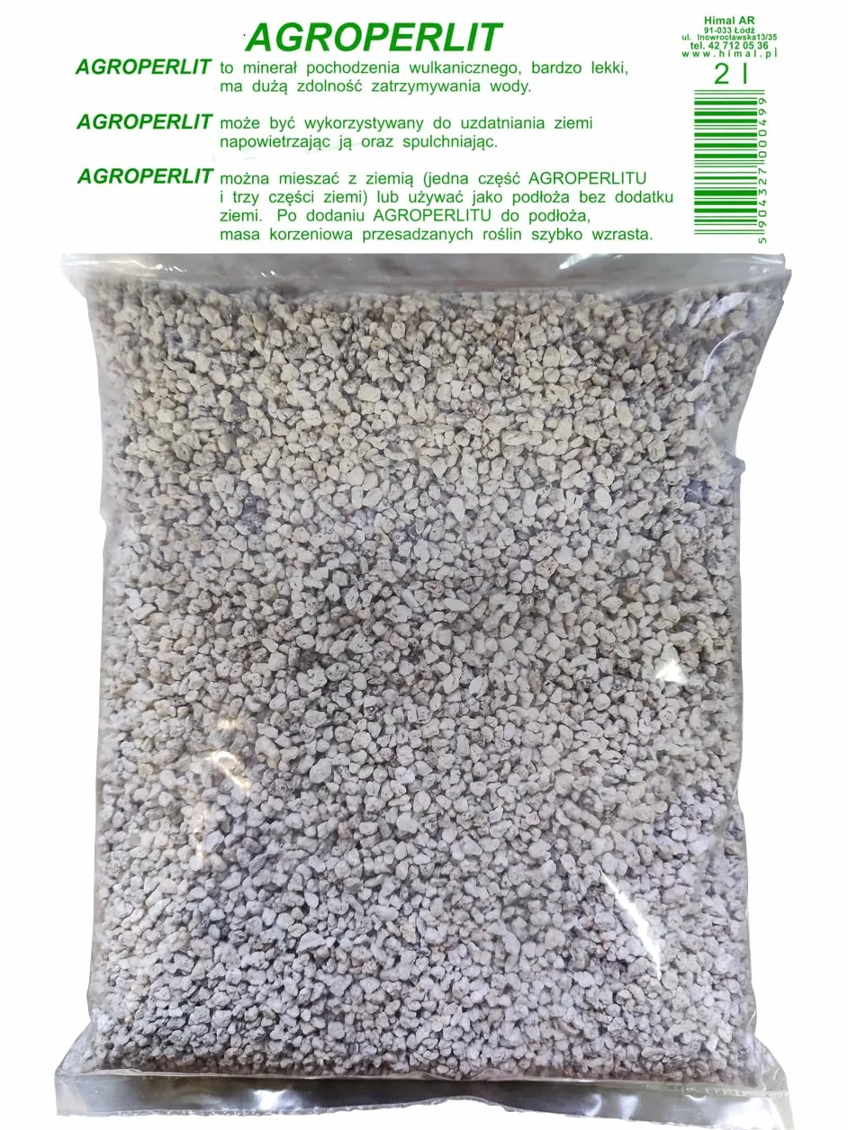 HIMAL PERLIT Ogrodniczy Agro-Perlit 2 L spulchniacz podłoże do wysiewu
