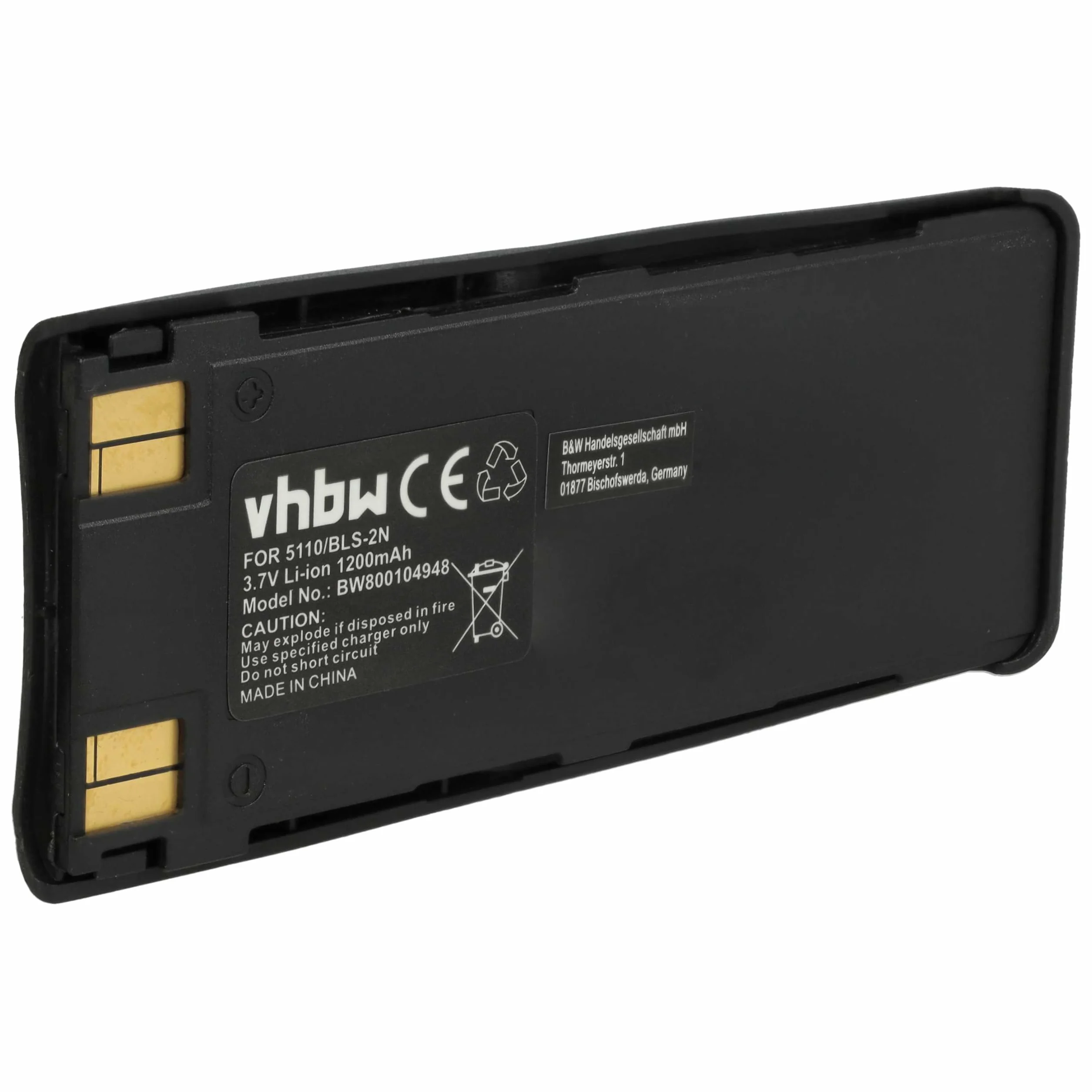 vhbw Bateria zamienna do Nokia BLS-4, BMS-2S, BLS-2, BLS-2N, BPS-2 do telefonu komórkowego smartfona telefonu (1150 mAh, 3,7 V, Li-Ion)