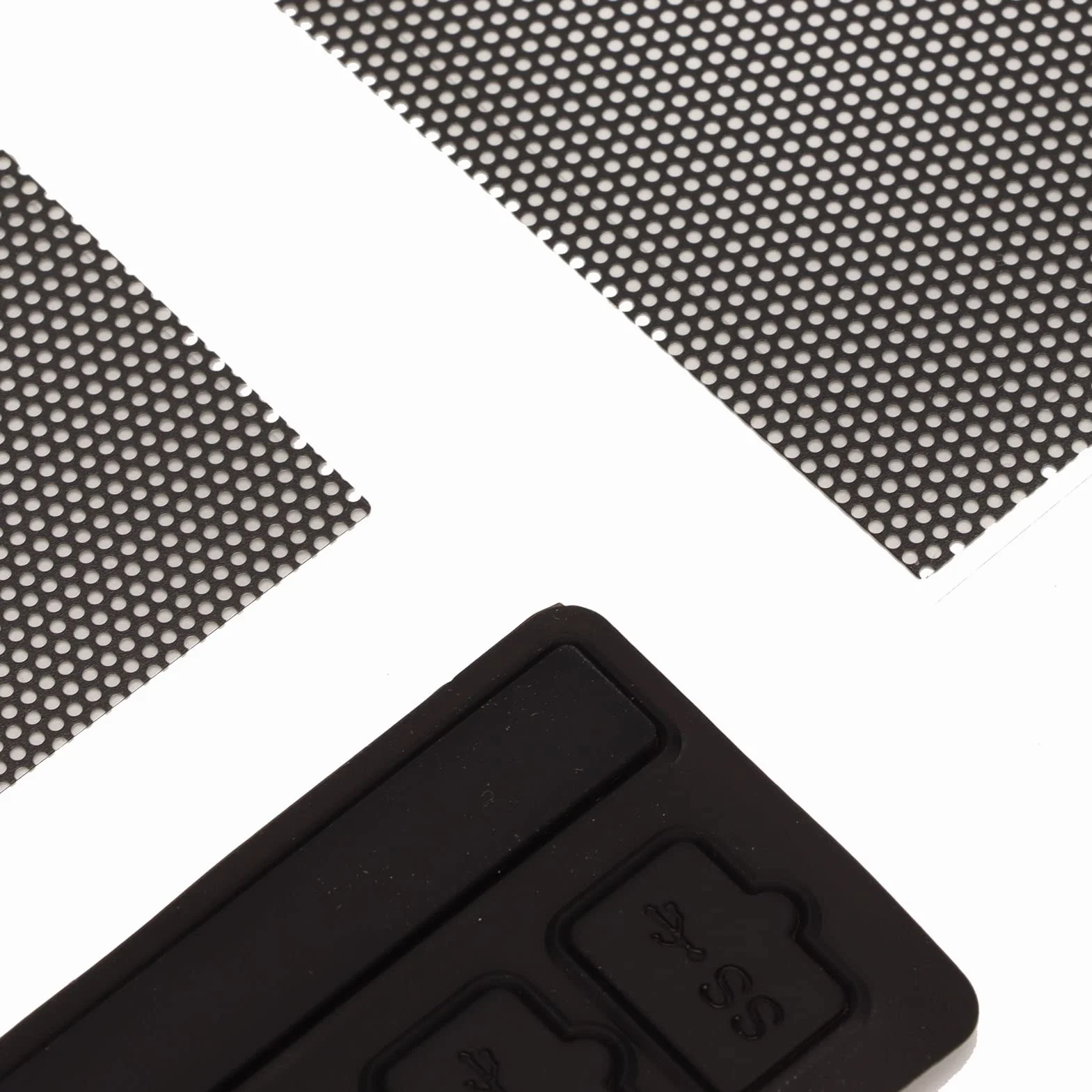 Filtr Przeciwpyłowy, Wymienny Filtr Przeciwpyłowy do Konsoli Series X, 8 Zatyczek Przeciwpyłowych, Zestaw 4 Siatek PVC, Filtr Siatkowy z Wentylowaną Osłoną Przeciwpyłową do
