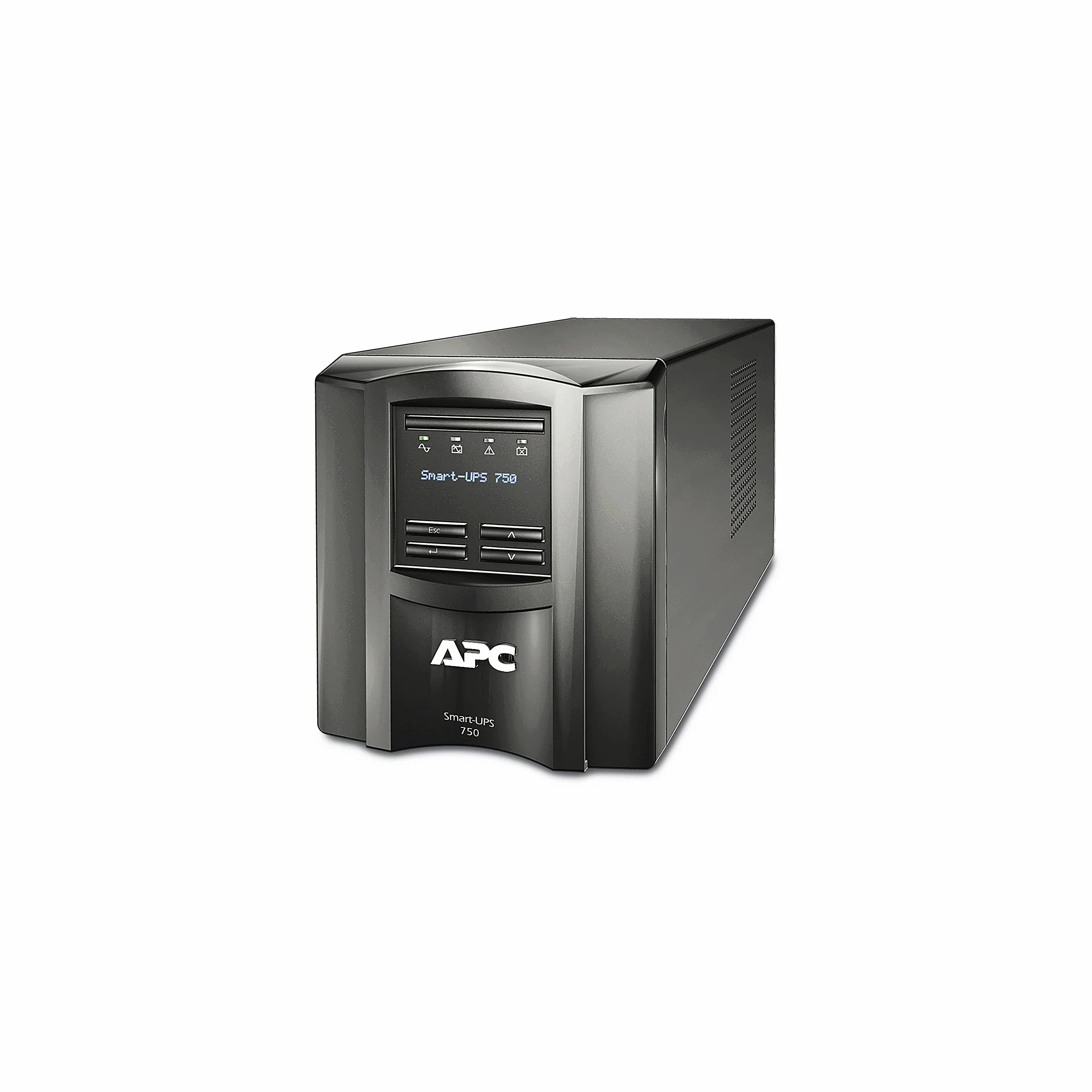 APC Smart-UPS SMT - SMT750I - UPS 750 VA (Line-interaktywny, automatyczny regulator napięcia (AVR), wyświetlacz LCD, 6 gniazd IEC-C13, oprogramowanie wyłączające)