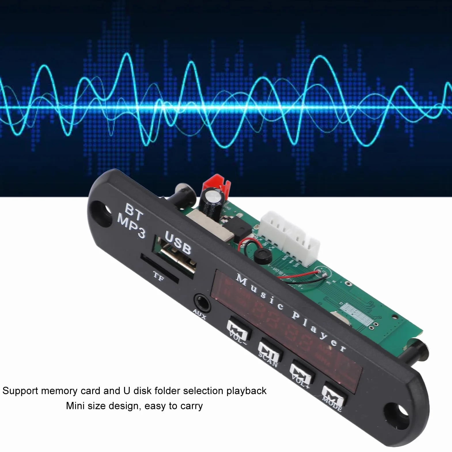 Płytka Dekorująca APE FLAC WAV MP3, Płytka Dekodera Bezprzewodowego Odtwarzacza Muzycznego Bluetooth, moduł Płytki Dekodera Bluetooth MP3, Format Bezstratny, Obsługa Odtwarzania