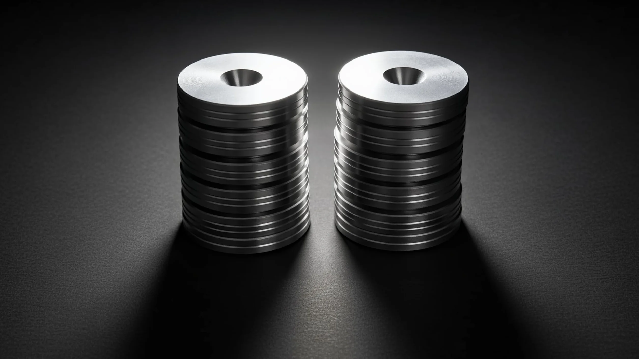 Podkładki tłumiące wibracje głośników 20 mm aluminium do Hi-Fi stojaki szafy regały 8 szt.