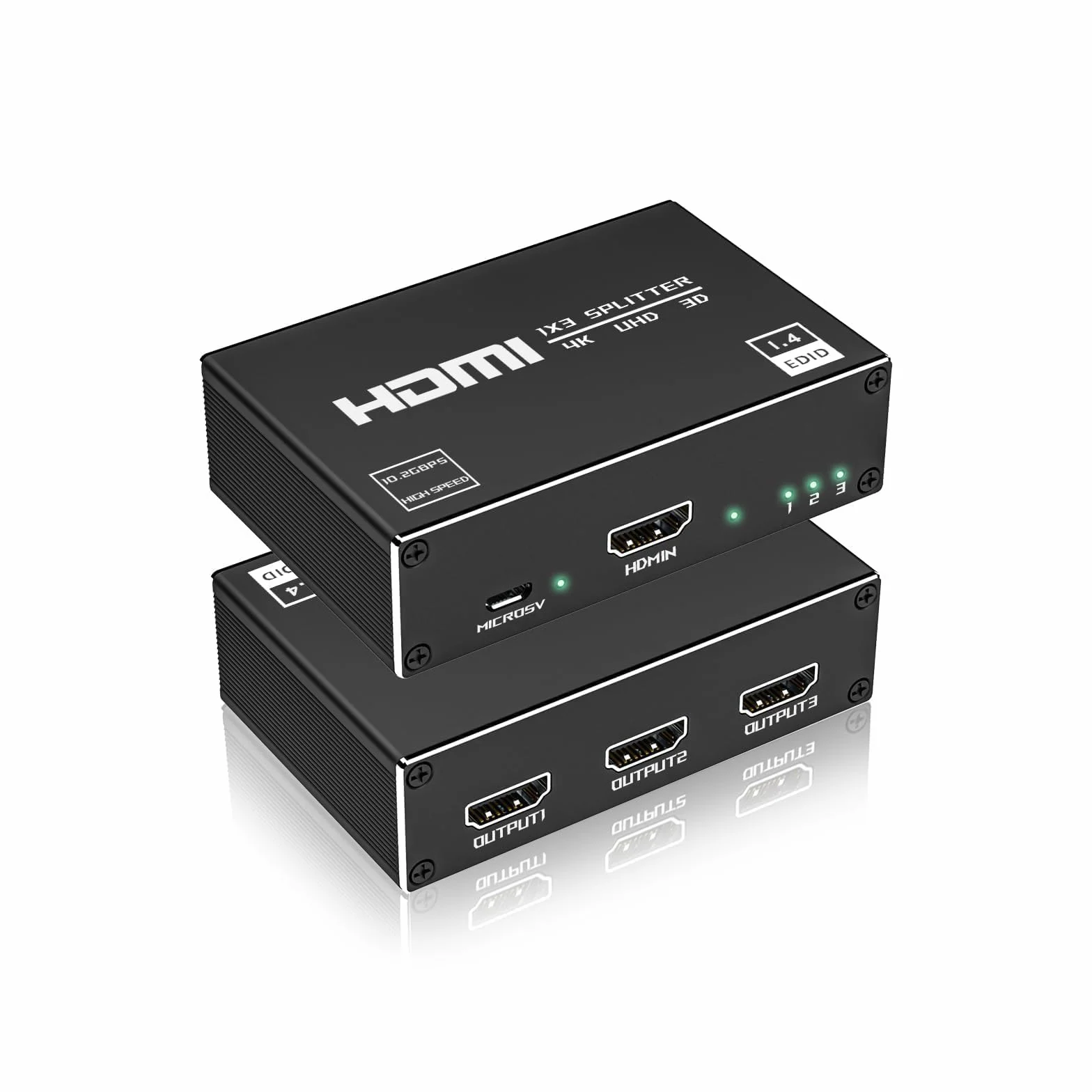 Rozdzielacz HDMI 1 w 3 wyjścia 4K HDCP 1.4 3D UHD 1080P