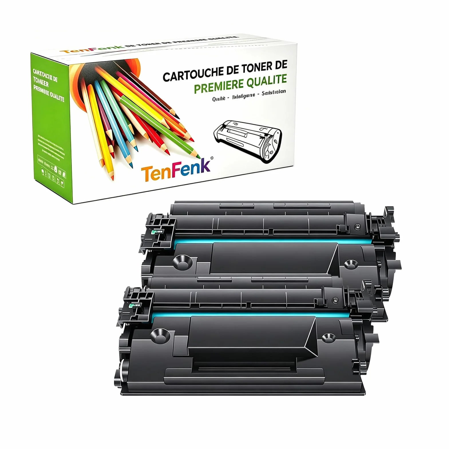Kompatybilny zamiennik kasety z tonerem dla Canon 056H 056 CRG-056H do użytku z Canon I-Sensys LBP320 LBP325DN LBP325X MF541DW MF542X MF543DW drukarką,(Czarny- 21000 stron),2 pack