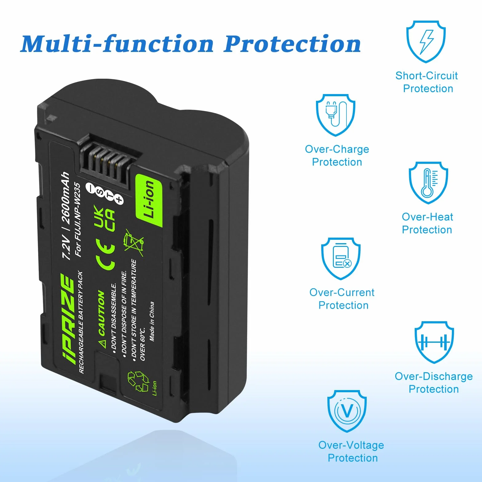NP-W235 2600 mAh i ładowarka do Fujifilm X-T4, X-T5, GFX-50S II, GFX 100S, GFX-100 II, X-H2, X-H2S, XS20, X-S20