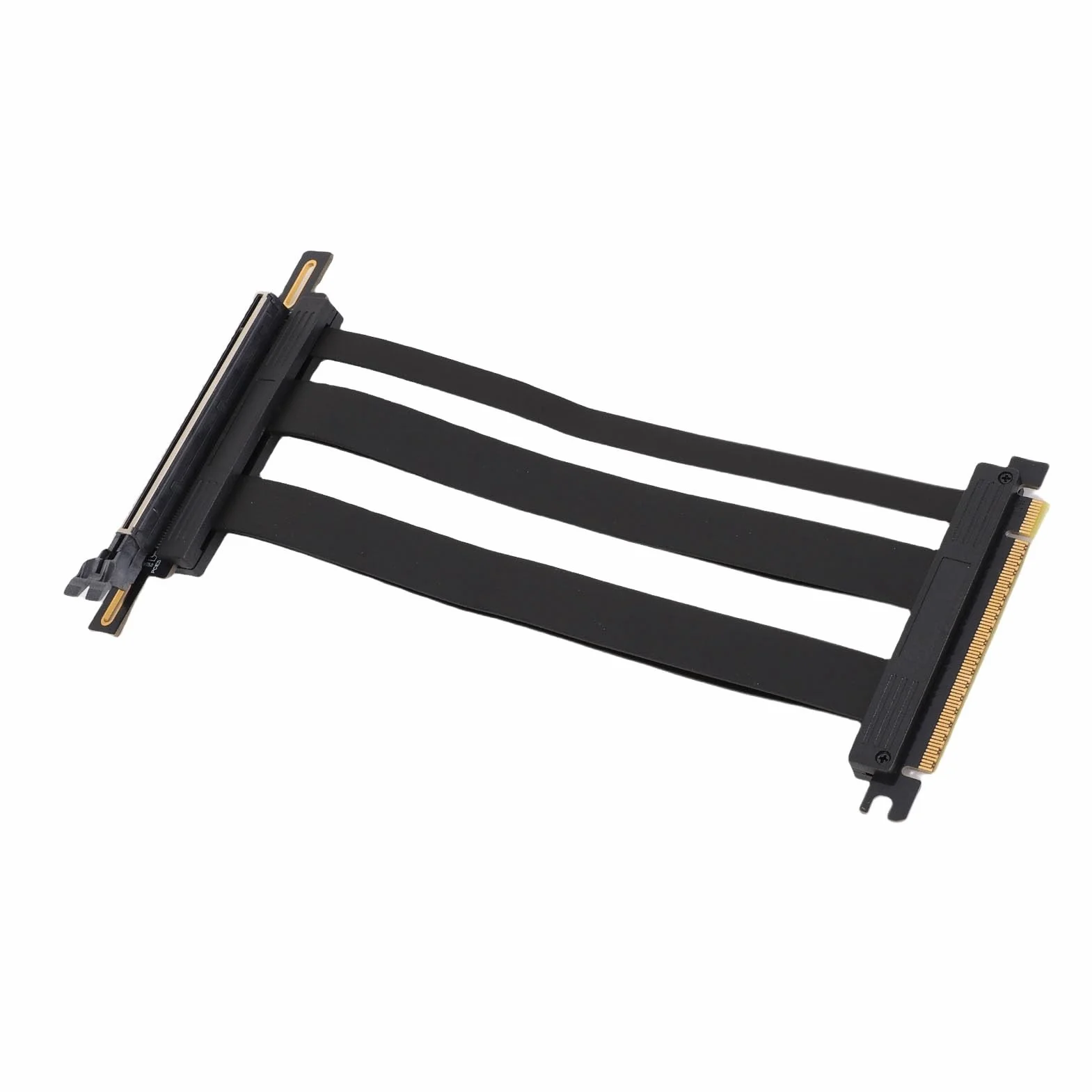 Kąt Kątowy PCIE 5.0 X16 Kabel, Strata Przeciwgiężna -Pllug i Play PCIE 5.0 X16 Kabel Pionowy do Materiałów Komputerowych (20 cm)