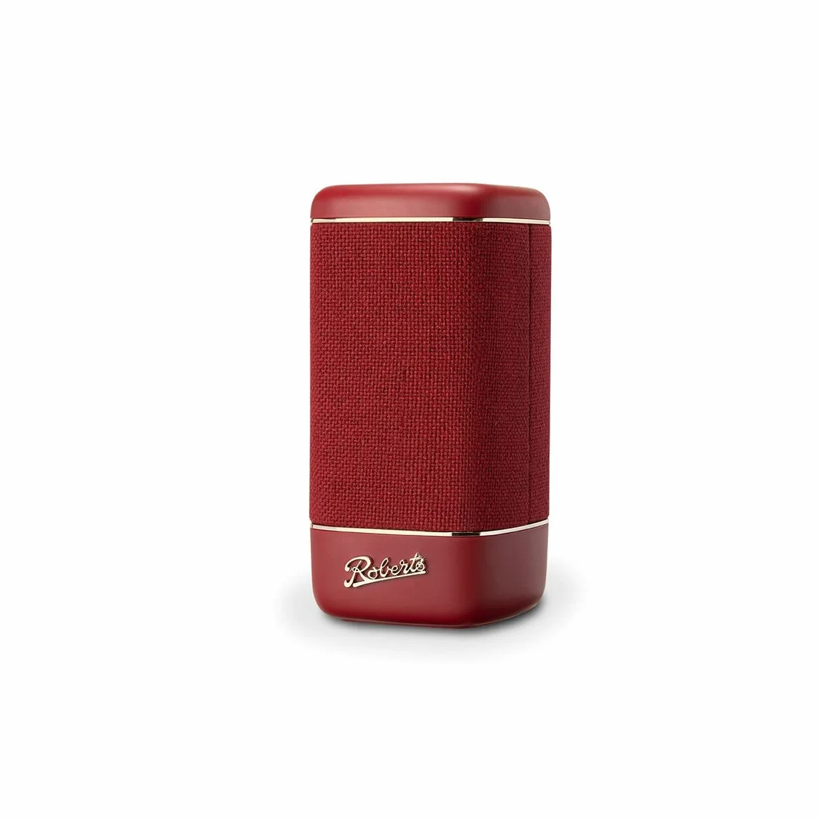 Roberts - Beacon 335 głośnik Bluetooth - przenośny, ładowalny, 15-godzinna żywotność baterii, dwa pasywne grzejniki basowe, wzmacniacz basowy, korektor, parowanie stereo - czerwona wnęka