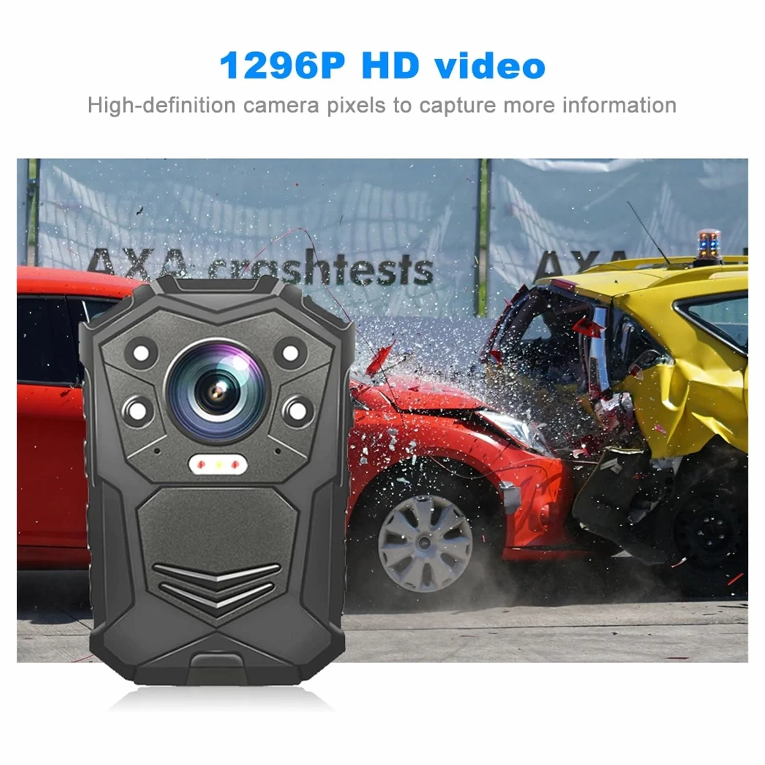 DSJ-Y1 GPS HD 1296P H22 Bodycam sprzęt policyjny dyktafon cyfrowy bezprzewodowa Mini ukryta kamera na ciało(256GB)