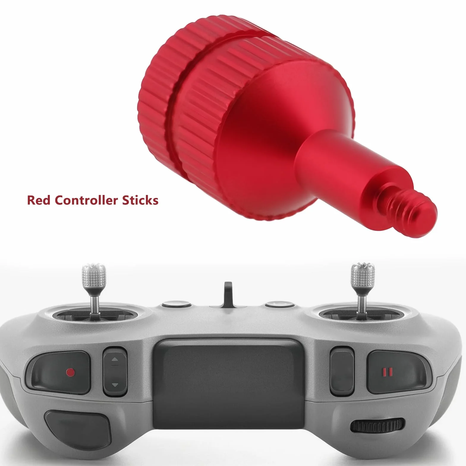 Czerwone joysticki na kciuki kompatybilne z pilotem DJI FPV