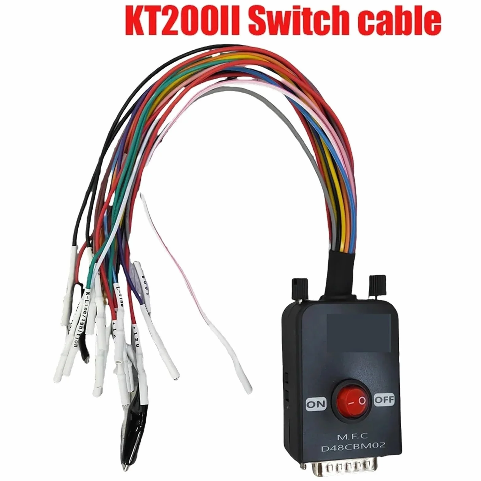 Kabel wielofunkcyjny / kabel przełączający, ECU KT200 KT200II programator (przez OBD / na stole warsztatowym / Jtag rozrusznika) do samochodów ciężarowych i samochodów osobowych