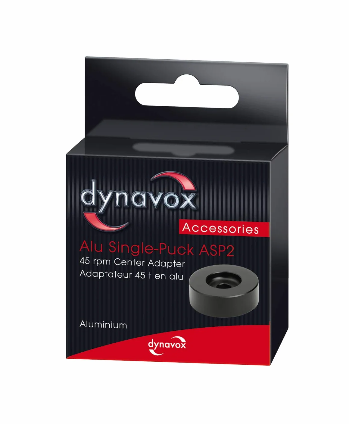Dynavox Aluminium Single-Puck ASP2, czarny