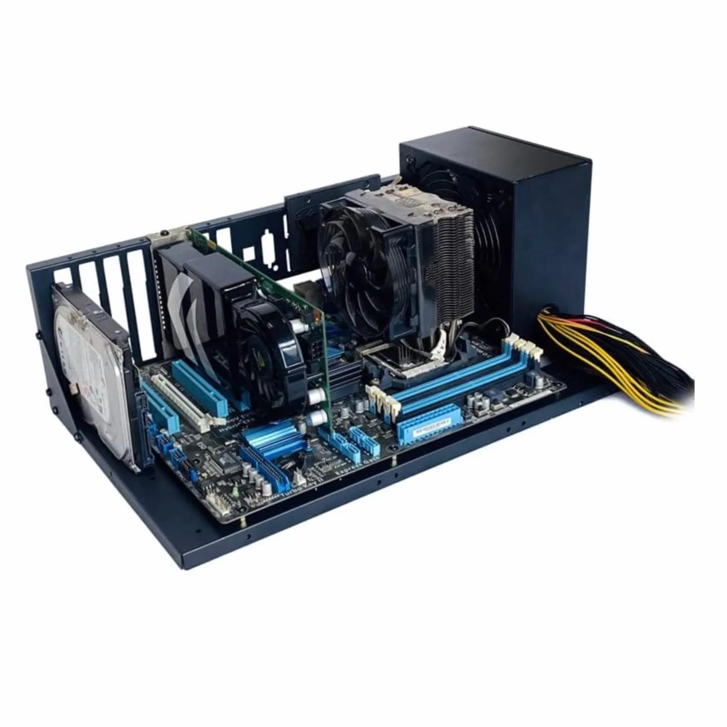 Etui na komputer gamingowy DIY, obudowa ATX Open Air PC Case do płyt głównych ATX/M-ATX/ITX do 305 x 245 mm
