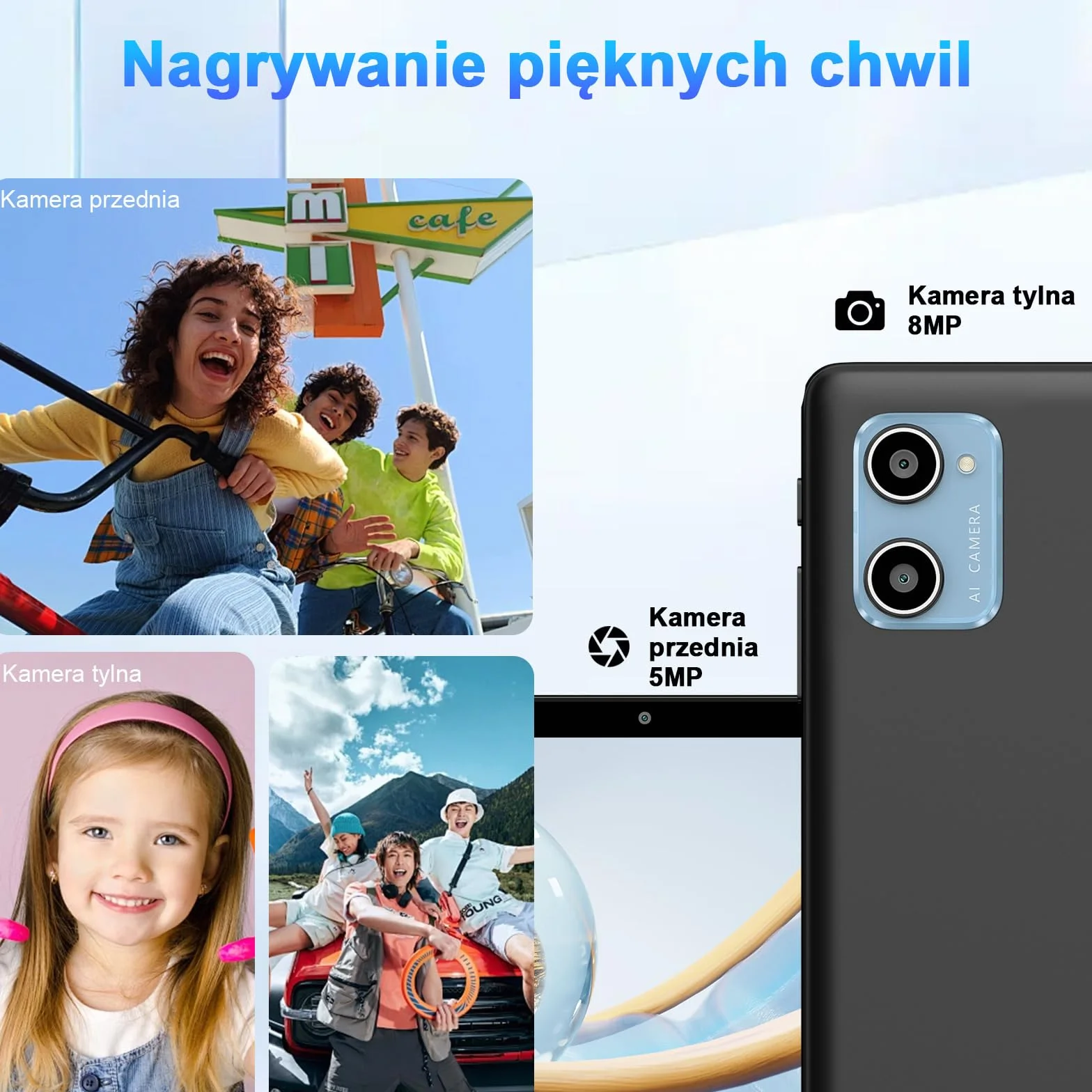 2025 10-calowy tablet z systemem Android 14, 20 GB pamięci RAM + 128 GB pamięci ROM, 8-rdzeniowy procesor 2,0 GHz, WiFi 6, Widevine L1, tablet dotykowy z etui|klawiatura|mysz