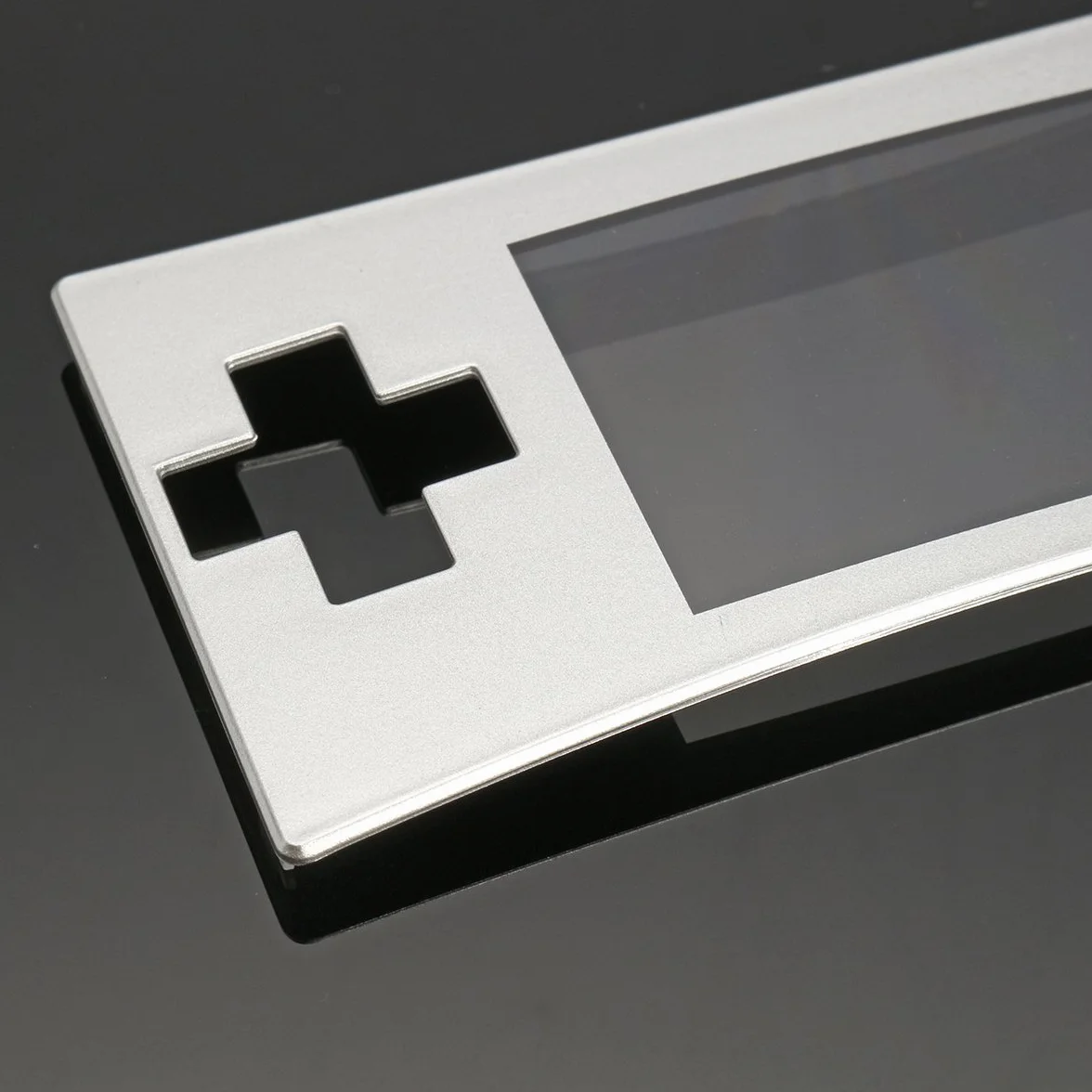 Zapasowa osłona przednia do Nintendo Gameboy Micro GBM srebrna
