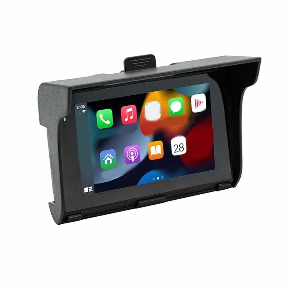 5-calowy odtwarzacz MP5 przenośny motocykl nawigator GPS bezprzewodowy Carplay IP65 wodoodporny multimedialny odtwarzacz Bluetooth Carplay