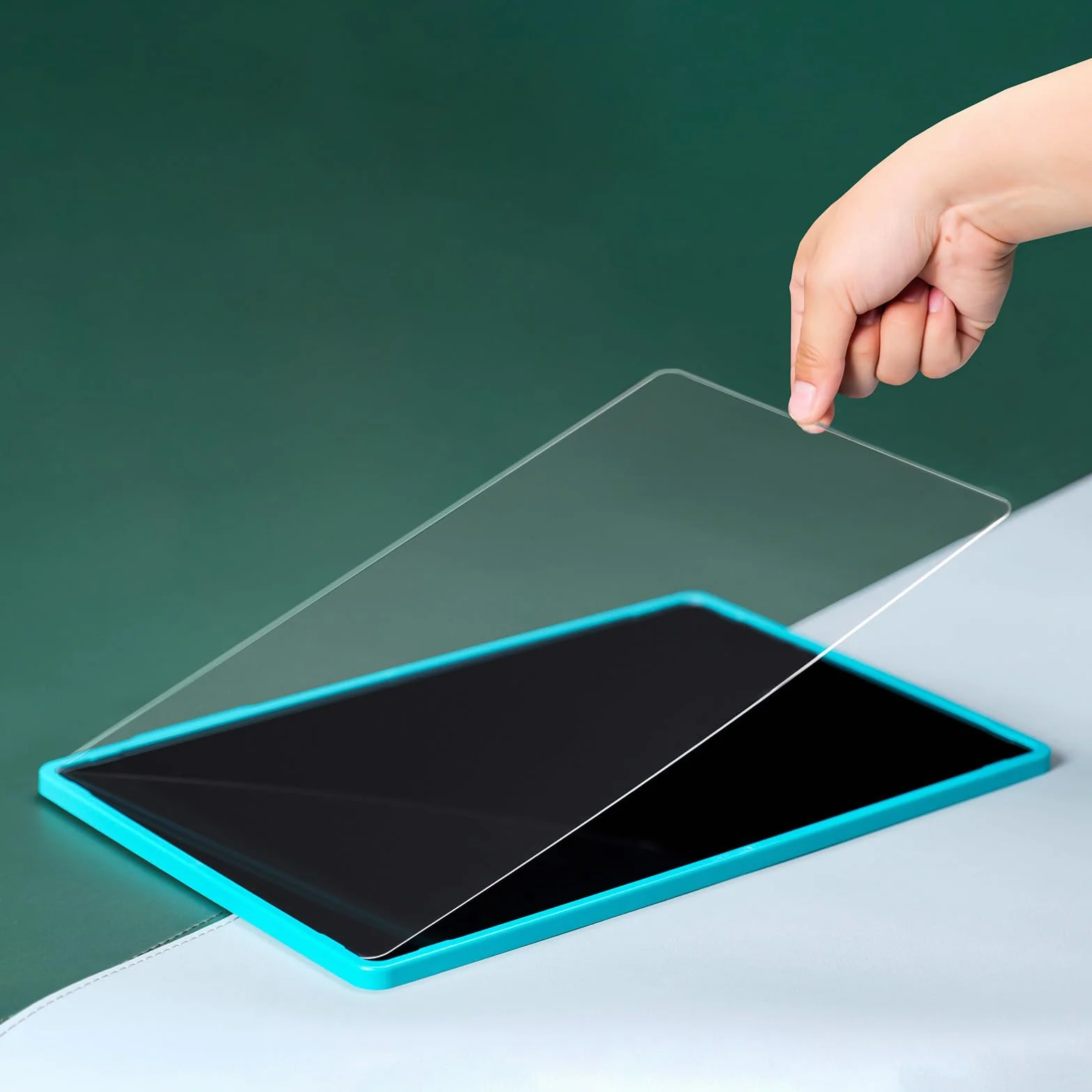 Ibywind Szkło Hartowane do OnePlus Pad Go 2,2 Sztuki Twardością 9H Folia Ochronna z łatwe narzędzie do instalacji,bez pęcherzyków powietrza,odporna na pękanie i zarysowania