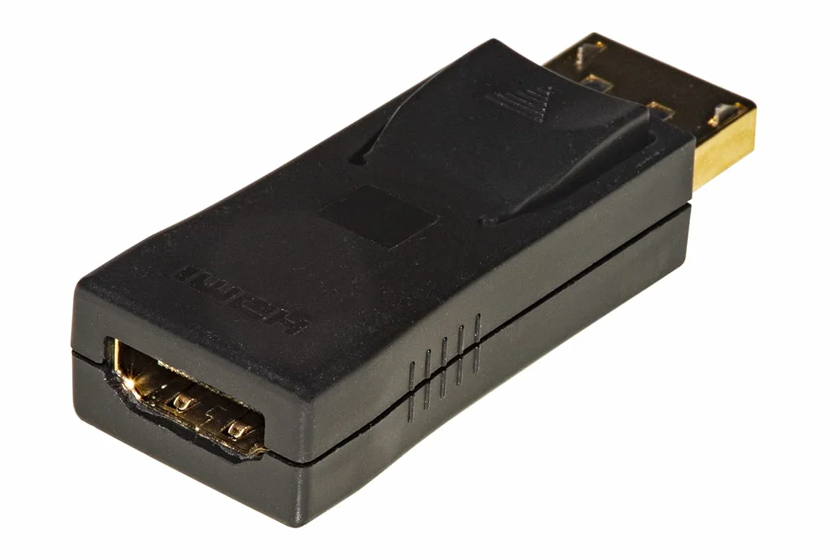 LINK LKADAT21303 - opakowanie 03 aktywnych adapterów DisplayPort 1.2 męski → HDMI® żeński - złote styki, 4K przy 60 Hz - kompatybilne z komputerem PC, notebookiem, monitorem