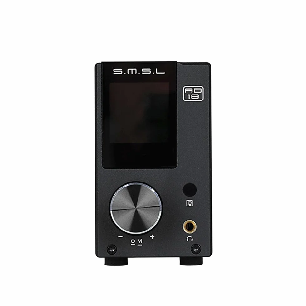 SMSL AD18 HiFI 80W x2 wzmacniacz audio stereo 2.1Digital Class D wzmacniacz | Bluetooth 4.2, obsługuje Apt-X, USB DSP, 2.1 subwooferowym, do głośników PC, 80 W x 2, Układy scalone TAS5508C i TAS5342