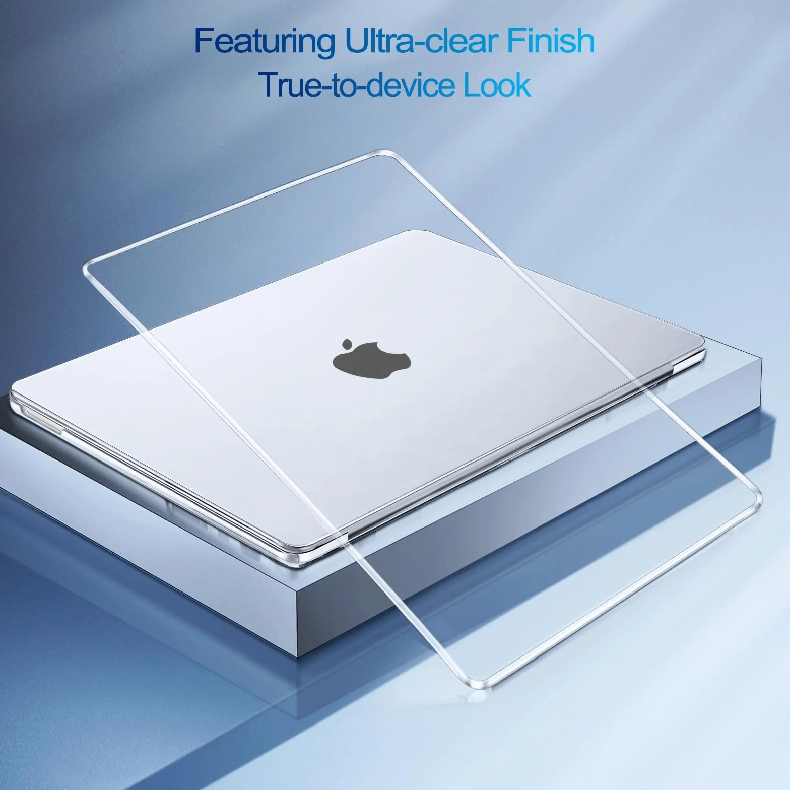 MOSISO Etui kompatybilne z MacBook Neo 13", pokrowiec A3404 2026, z chipem A18 Pro, wyświetlaczem Liquid Retina Case, klawiaturą i klawiaturą, przezroczyste