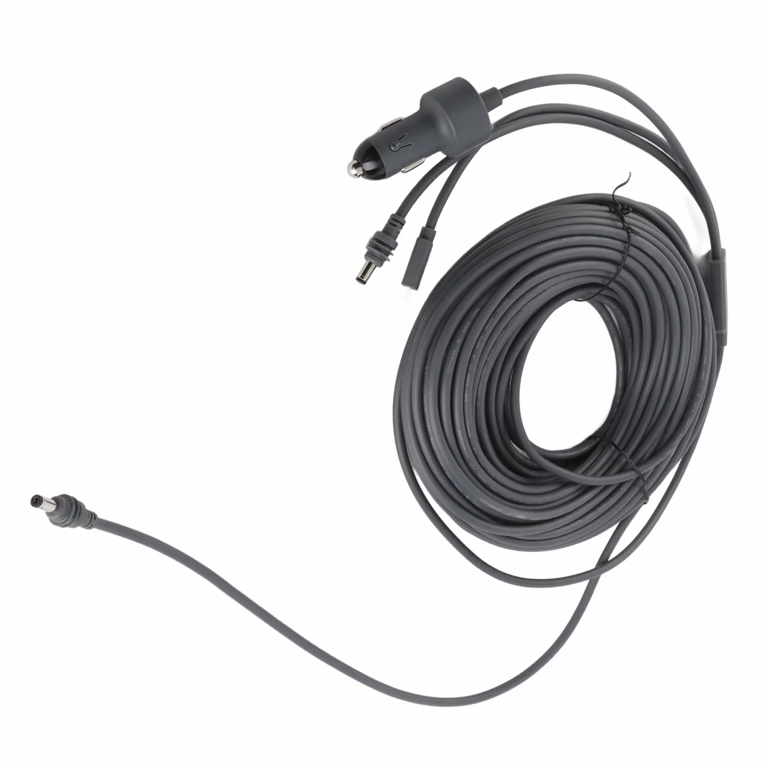 Generic Kabel Zasilający 3 W 1, Wtyk Męski DC na USB C PD 100 W Adapter do ładowarki Samochodowej, Przewód ładujący 18AWG do Mini urządzeń Satelitarnych (#6)