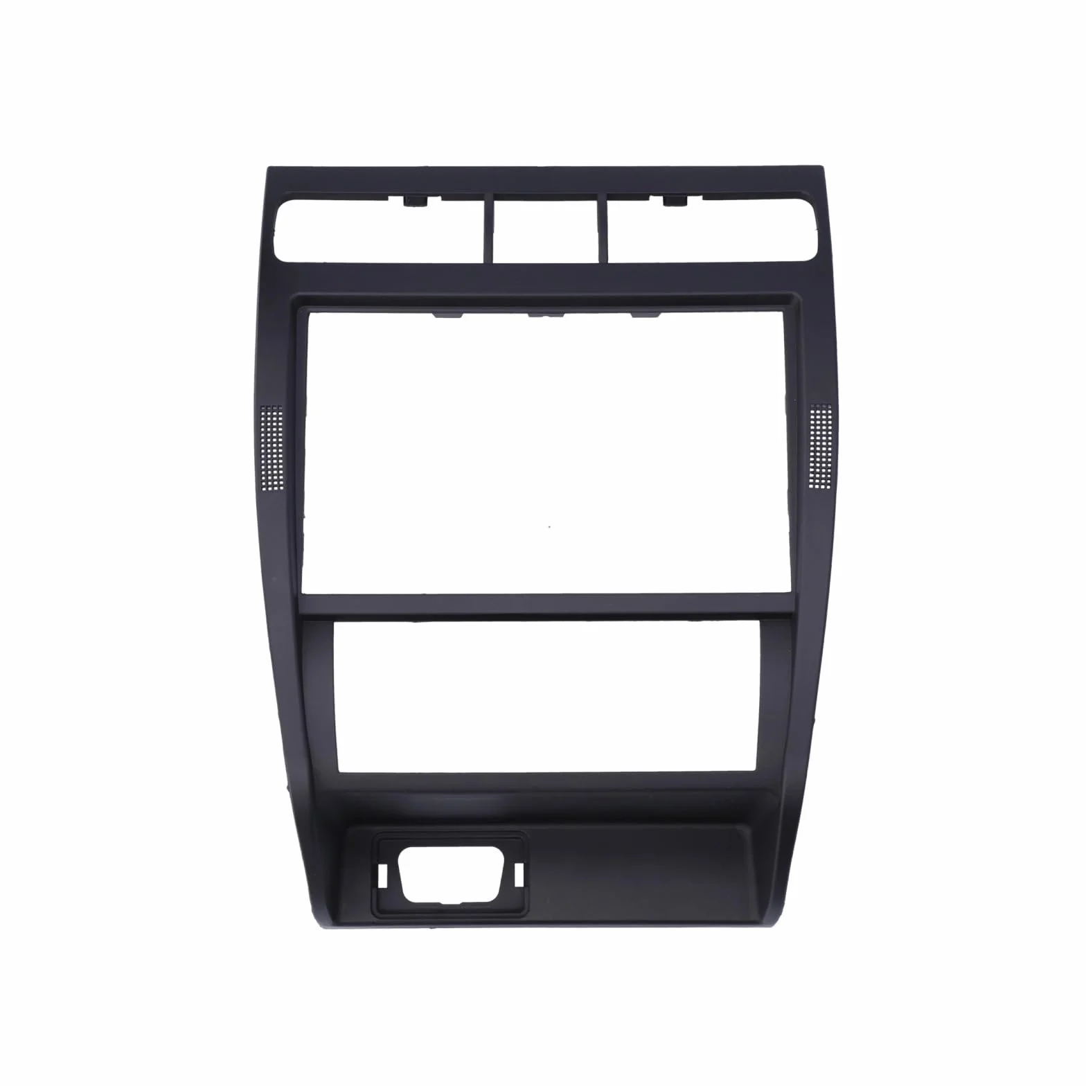 Autoradio Rahmen Osłona ramki panelu nawigacji samochodowej, akcesoria dekoracyjne do wnętrza, pasujące do modeli Seat Leon 1M 1999-2006 i Toledo 1M 1998-2004 Ramka do radia