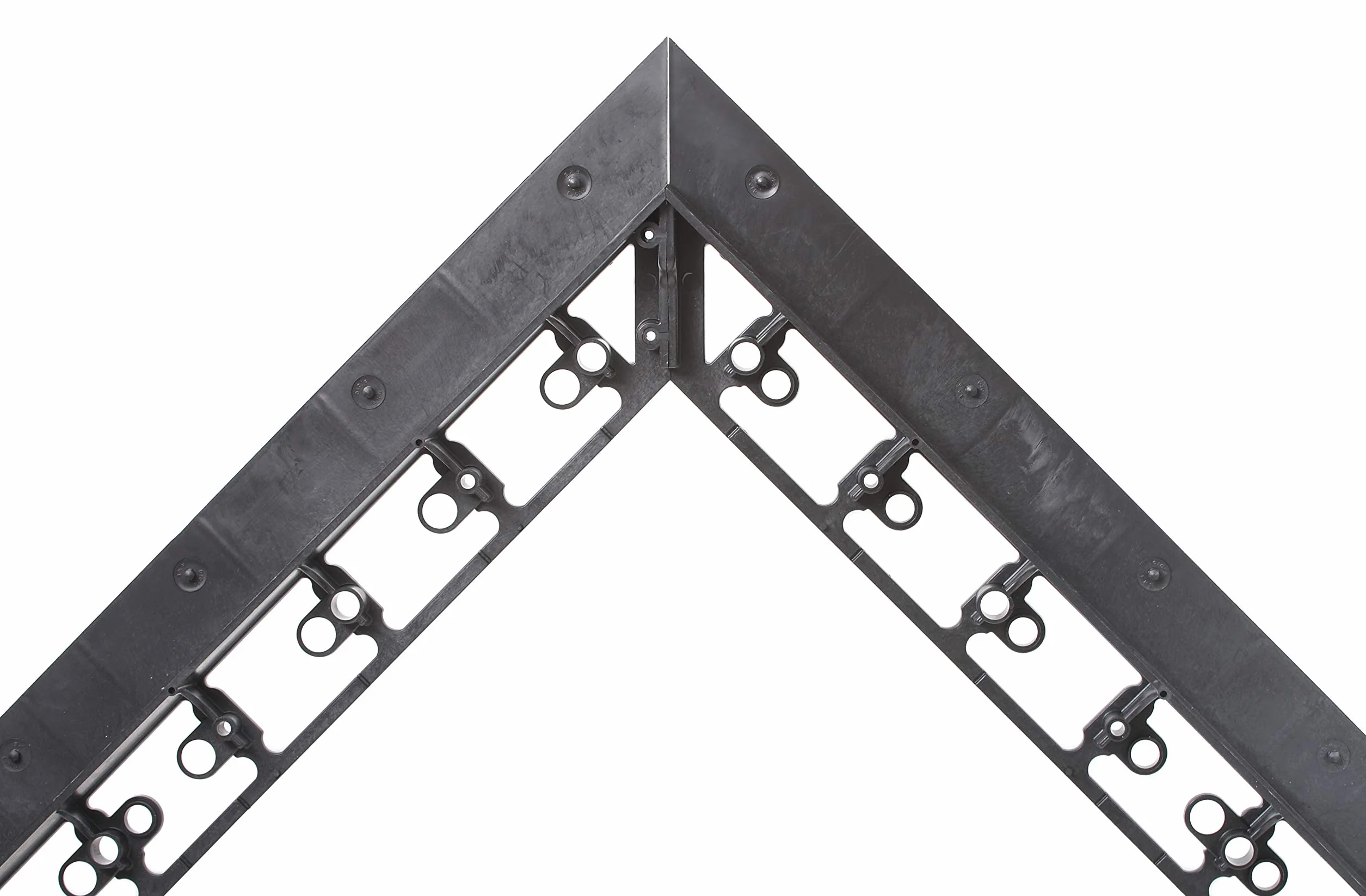 GARDENIX obrzeże do trawnika, rabaty i kostki brukowej, krawędź do koszenia + 3 gwoździe na metr (Rim 90°, 55 mm x 140 mm, 4 m)