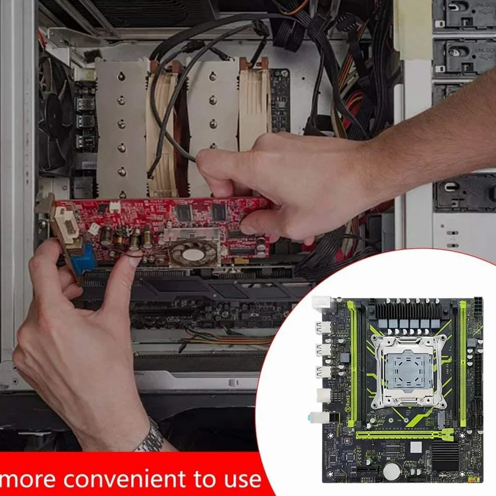Płyta główna X99 DDR4 LGA2011 X99 P4 H55 Chipset Gigabit Ethernet X99 Płyta główna do gier z gniazdami M.2 NVME/NGFF
