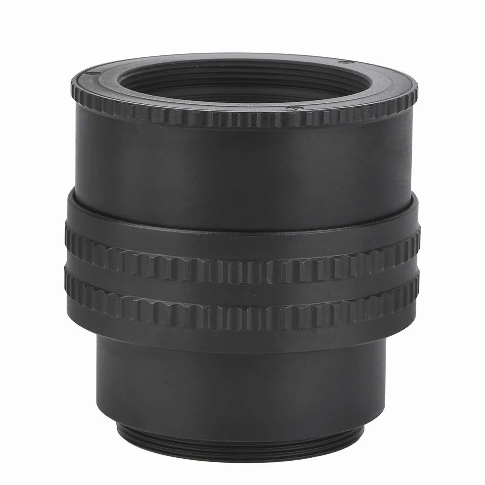 Teleobiektyw Helicoid M42 M42 dla Aluminiumoy M42 do M42ing Adapter Obiektywu Helikoidalnego Adapterro Tube Akcesoria 25 55Mm M42 do M42 Helicoid Czarny