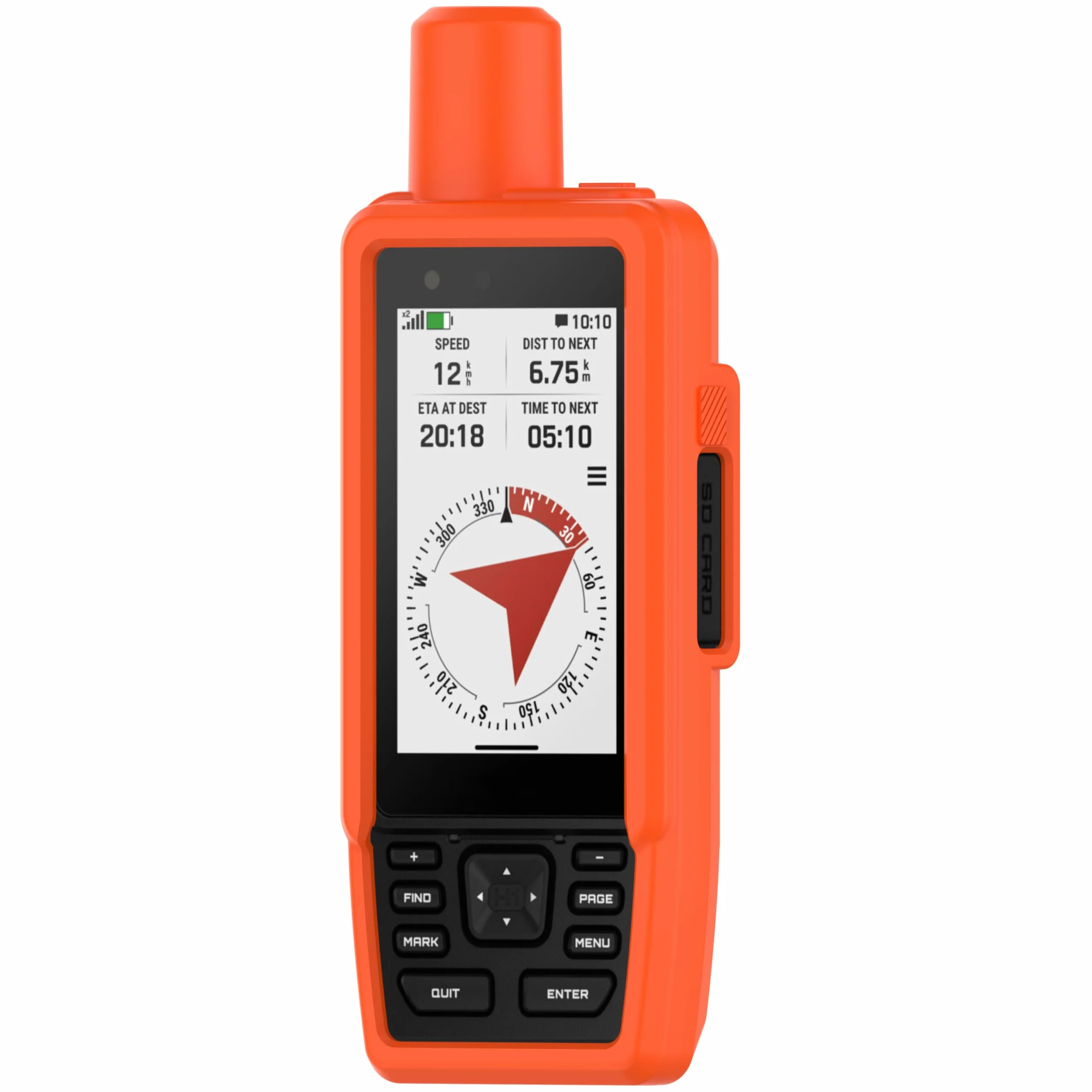 Etui kompatybilne z Garmin GPSMAP H1i Plus, odporna na zarysowania silikonowa ochrona ultracienka, osłona urządzenia ręcznego GPS, pomarańczowe