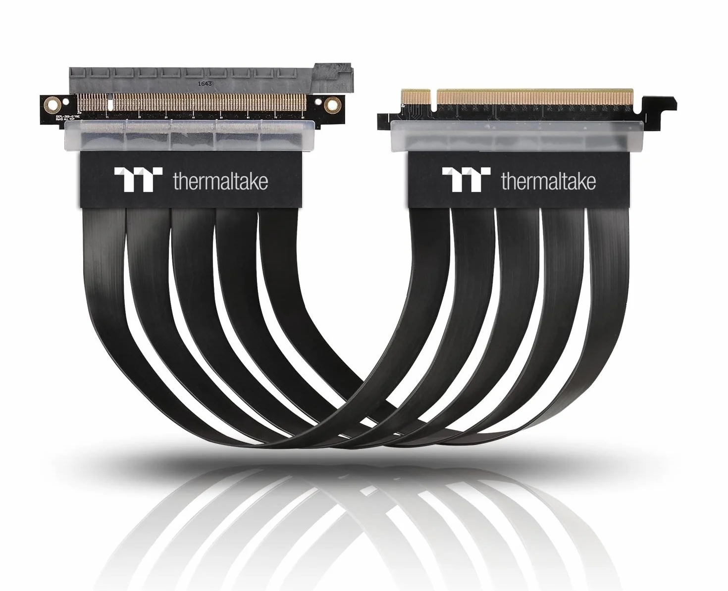 Thermaltake AC-045-CN1OTN-C1 TT Premium PCI-E x16 3.0 Extender Riser Cable 300 mm Graphic Cards Black