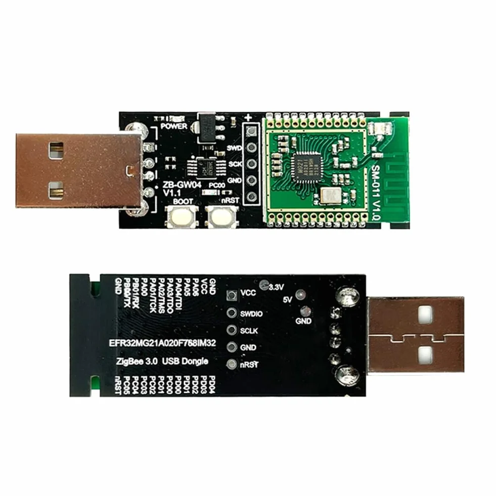 1 SZTUK ZigBee 3.0 Labs Mini EFR32MG21 Open Source Hub Gateway USB Dongle Chip Module Silicon Universal