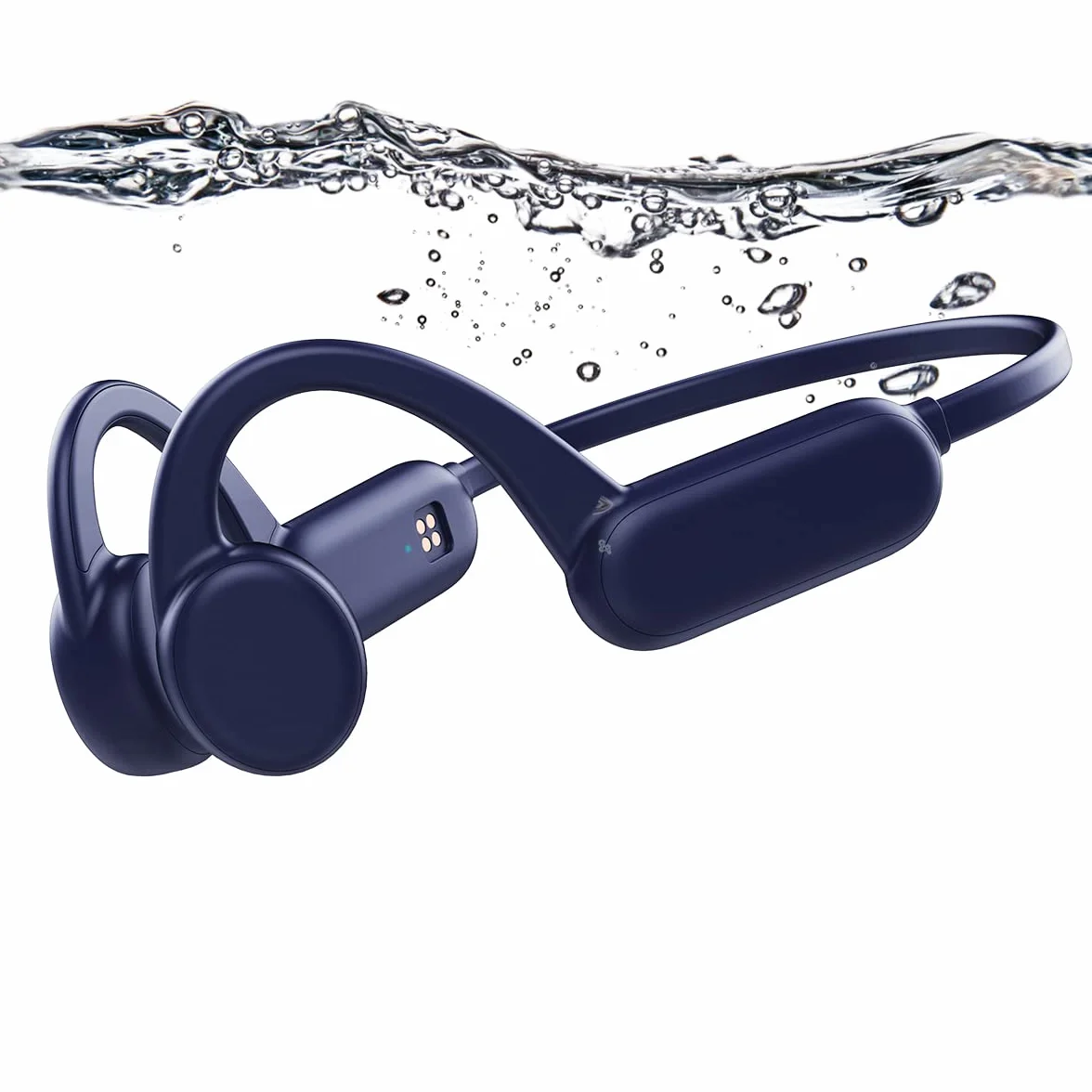 Słuchawki do pływania Bluetooth 5.0, 8 GB, do pływania, odtwarzaczy MP3, wodoodporne bezprzewodowe słuchawki sportowe IPX8, otwarte ucho, podwodne słuchawki do biegania, jazdy na rowerze,