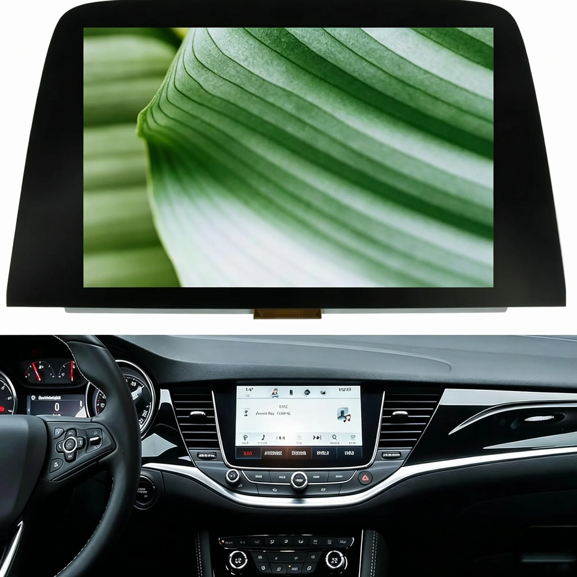 GPS Navigation Digitizer Car Screen kompatybilny z Opel Astra k, Intellilink Navi 900, ekran dotykowy Vauxhall 2015-2020, LQ080Y5DZ06, LQ080Y5DZ09, LQ080Y5DZ11, z narzędziami