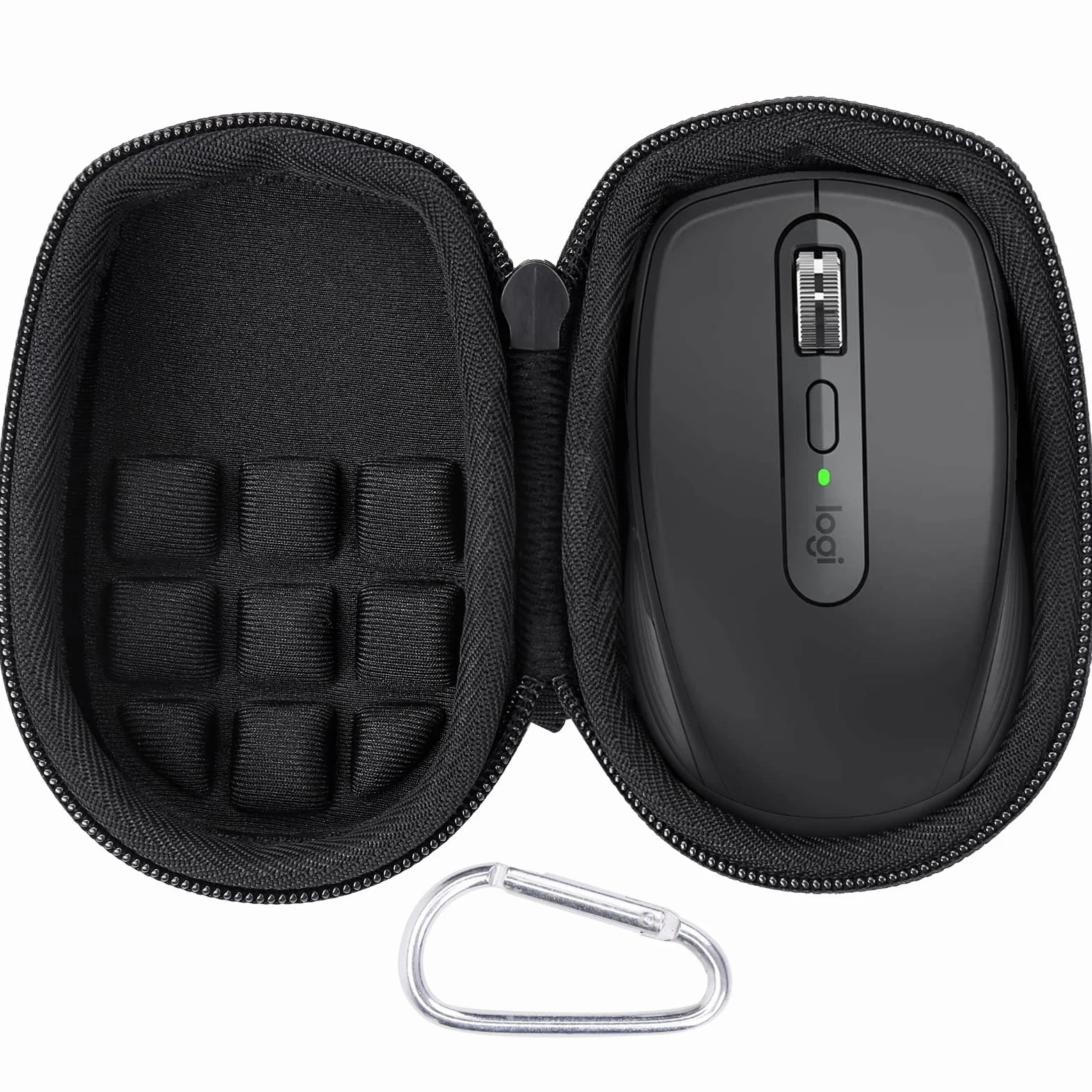co2CREA Twarde etui podróżne do Logitech MXAnywhere 3S /3 Anywhere 3S Compact Performance Mouse