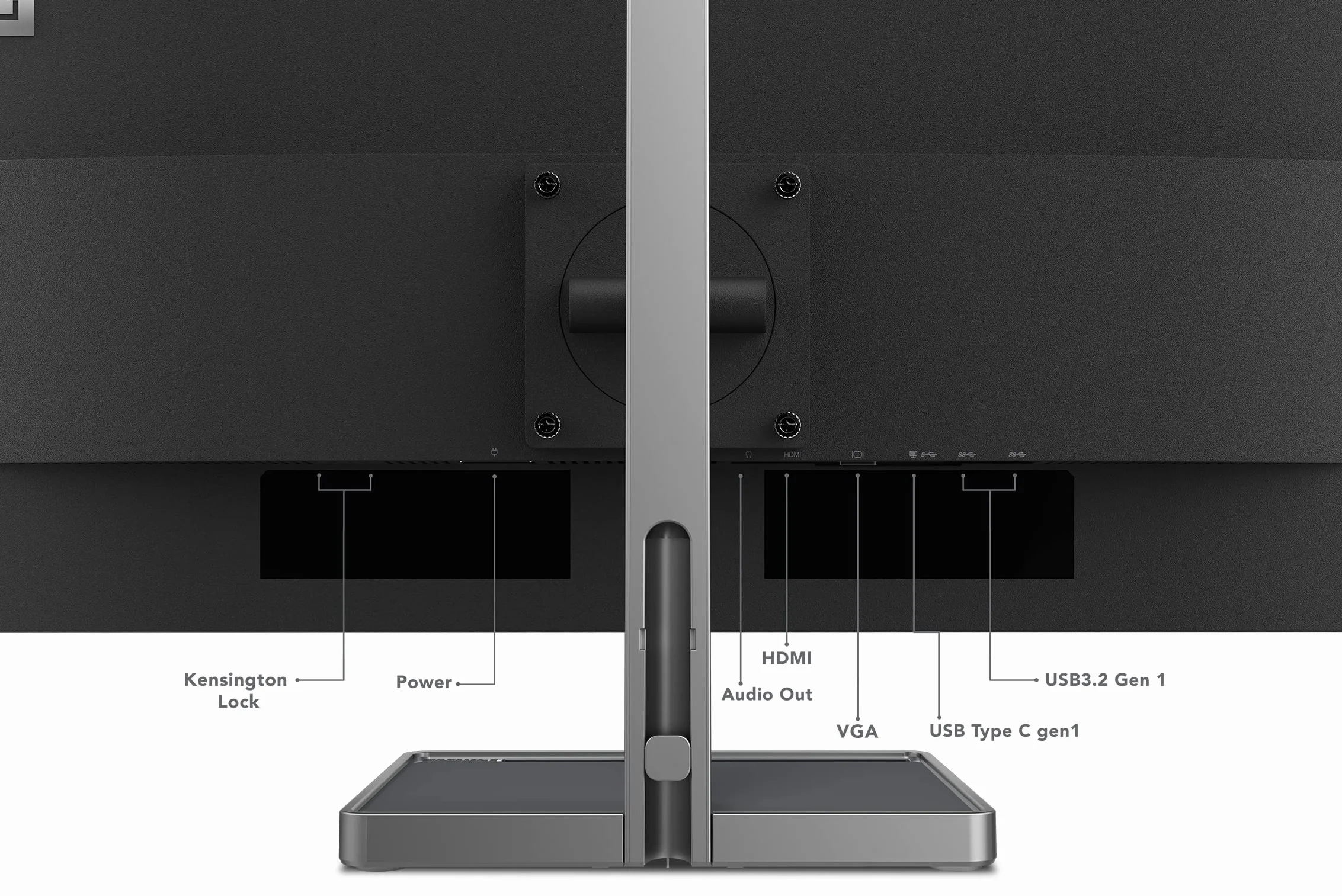 Lenovo L27m-30 monitor do gier - 27" FullHD (1920x1080, IPS, 4 ms, 75Hz, wejście HDMI+VGA+USB typu C, kabel USB-C do USB-C, FreeSync) Regulowany nachylenie/wysokość/obrót/obrót - czarny